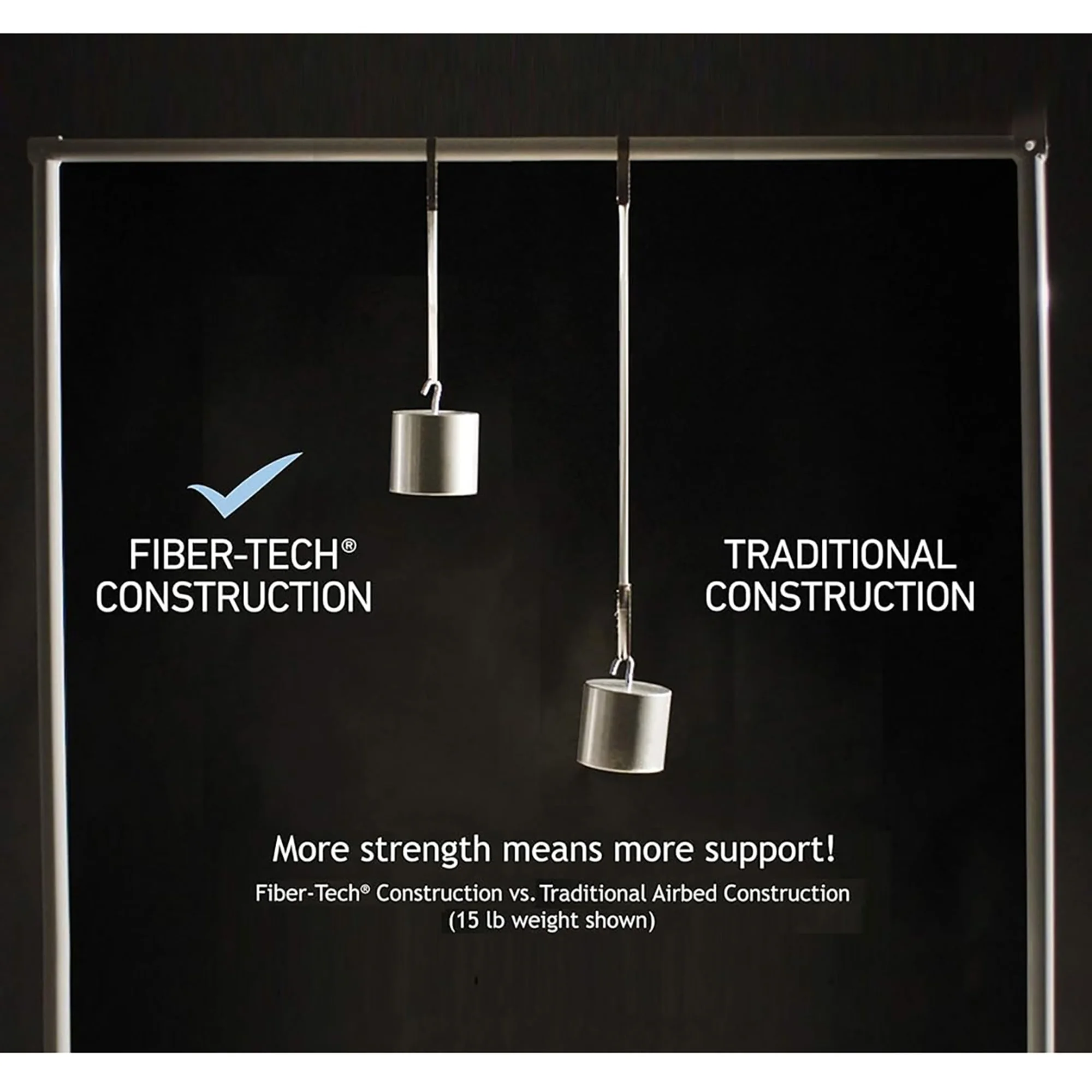 Intex Dura-Beam Deluxe 22" Comfort Plush Air Bed with Built-in Pump, Queen - Image 4