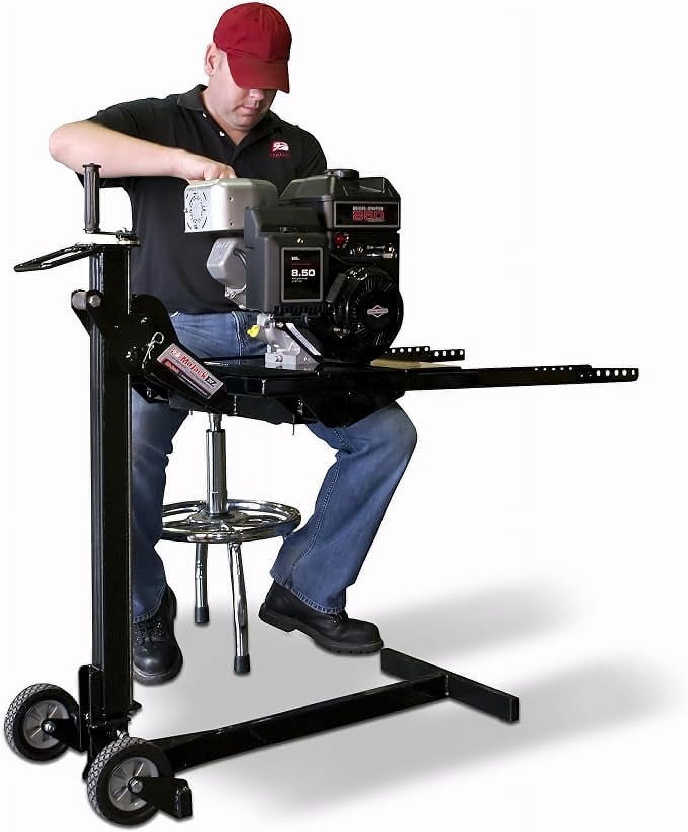 MoJack Convertible Workbench Attachment for EZ MAX, XT, or PRO Lifts, Riding Lawn Mower Maintenance and Repairs, Lightweight & Portable, 200lb Lifting Capacity - Image 2