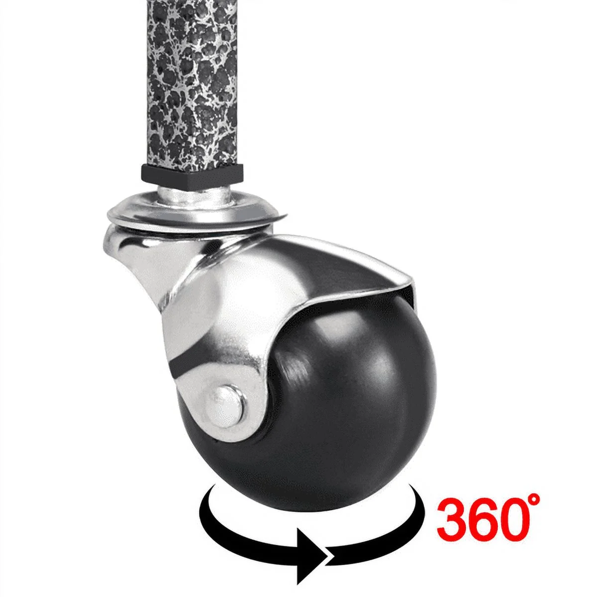 Alden Design Rolling Metal Large Bird Cage Parrot Cage with Stand Open Playtop - Image 3