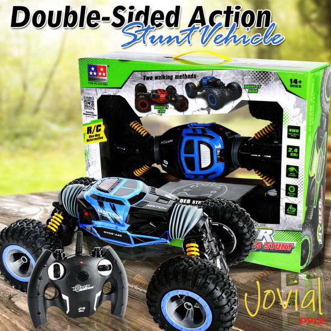 Jovial Kids Outdoor 2.4 GHz Wireless Remote Control RC Monster Rock Crawler Off Road Truck RTR Low/High Chassis Stunt Car Toy with Rechargeable Battery Pack for Any Outdoor Terrain - JRC30 - Image 2