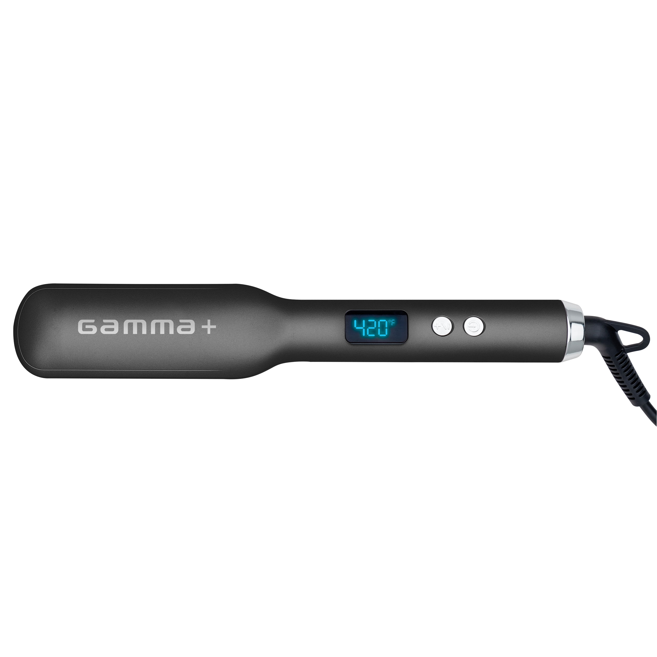 GAMMA+ Ceramic Hot Brush with Cool Touch Technology for Frizz Reduction and Hair Straightening, Black - Image 4