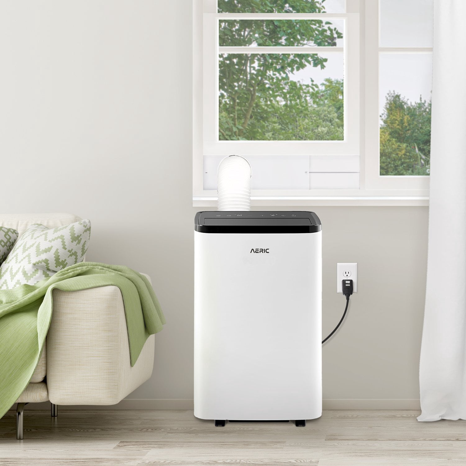Aeric 10,000 BTU SACC (14,000 BTU ASHRAE) Portable Air Conditioner with Heat, AERP101HAW - Image 4