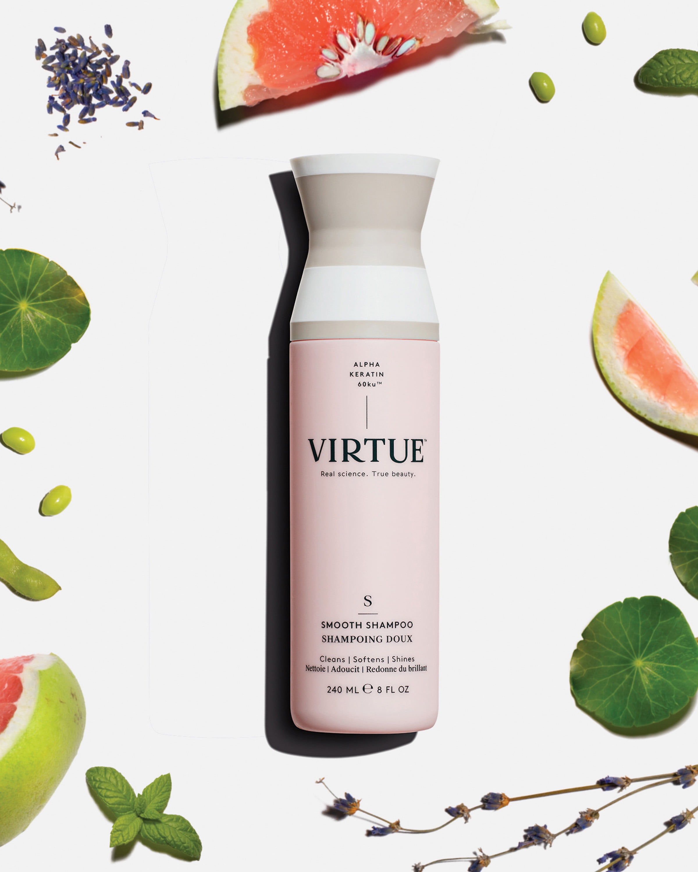 Virtue Smooth Hair Care Shampoo, 8oz - Image 6