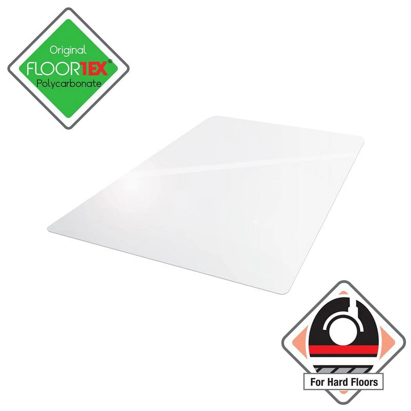 Ultimat® Polycarbonate Rectangular Chair Mat for Hard Floor - 48 x 79" - Image 2