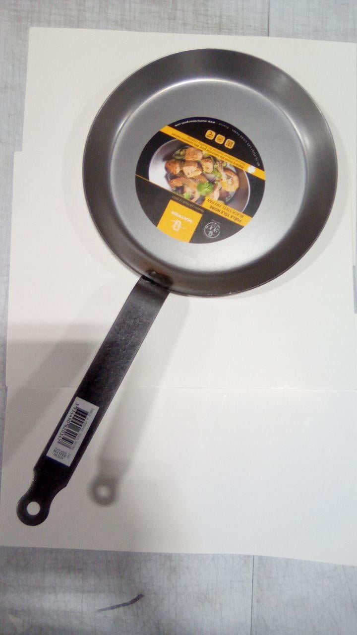 Paderno World Cuisine Crepe Pan, Blue Carbon Steel, DIA 9 1/2" x H 5/8", Hndl 8" - Image 12