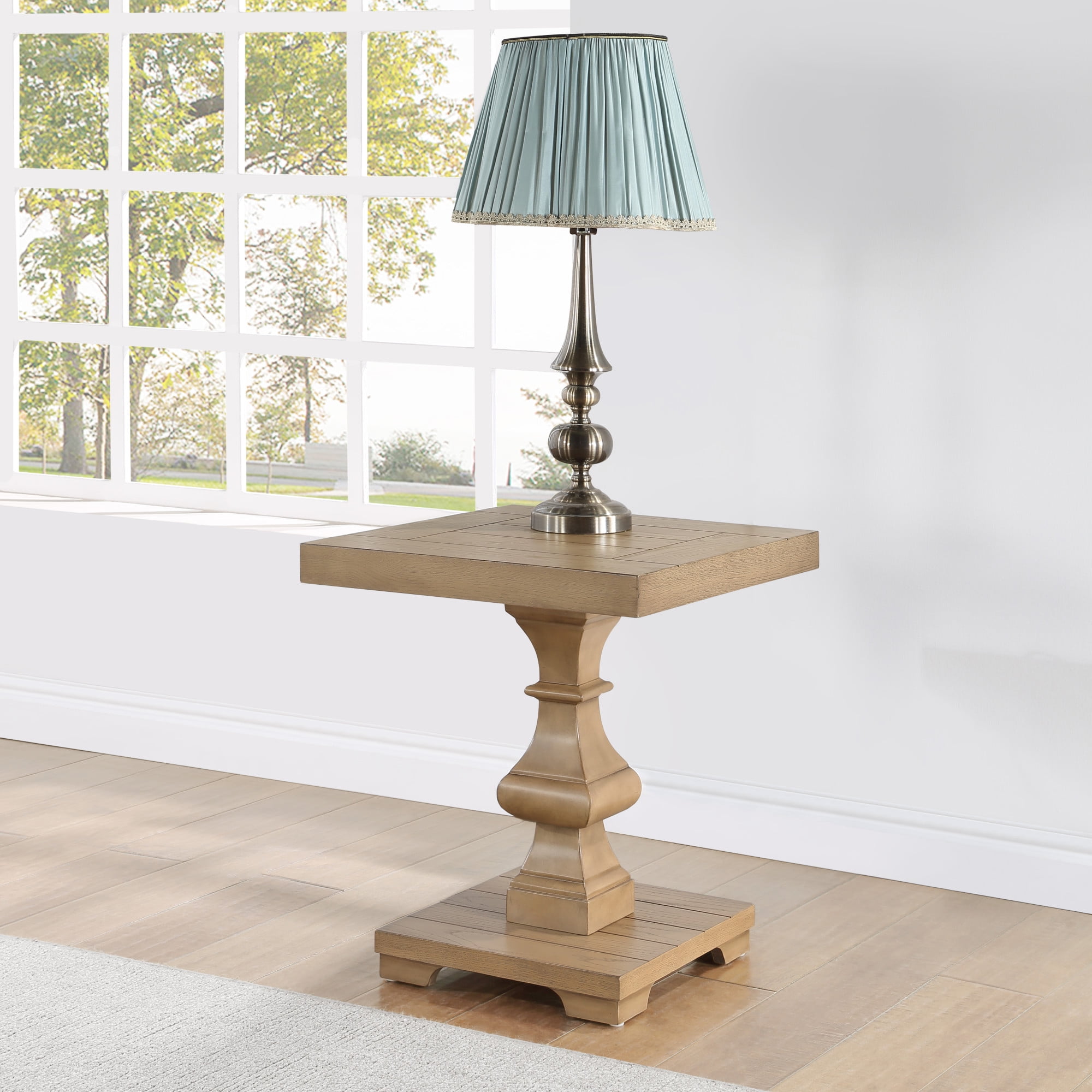 Steve Silver Dory Square Engineered Wood End Table in Brown - Image 4