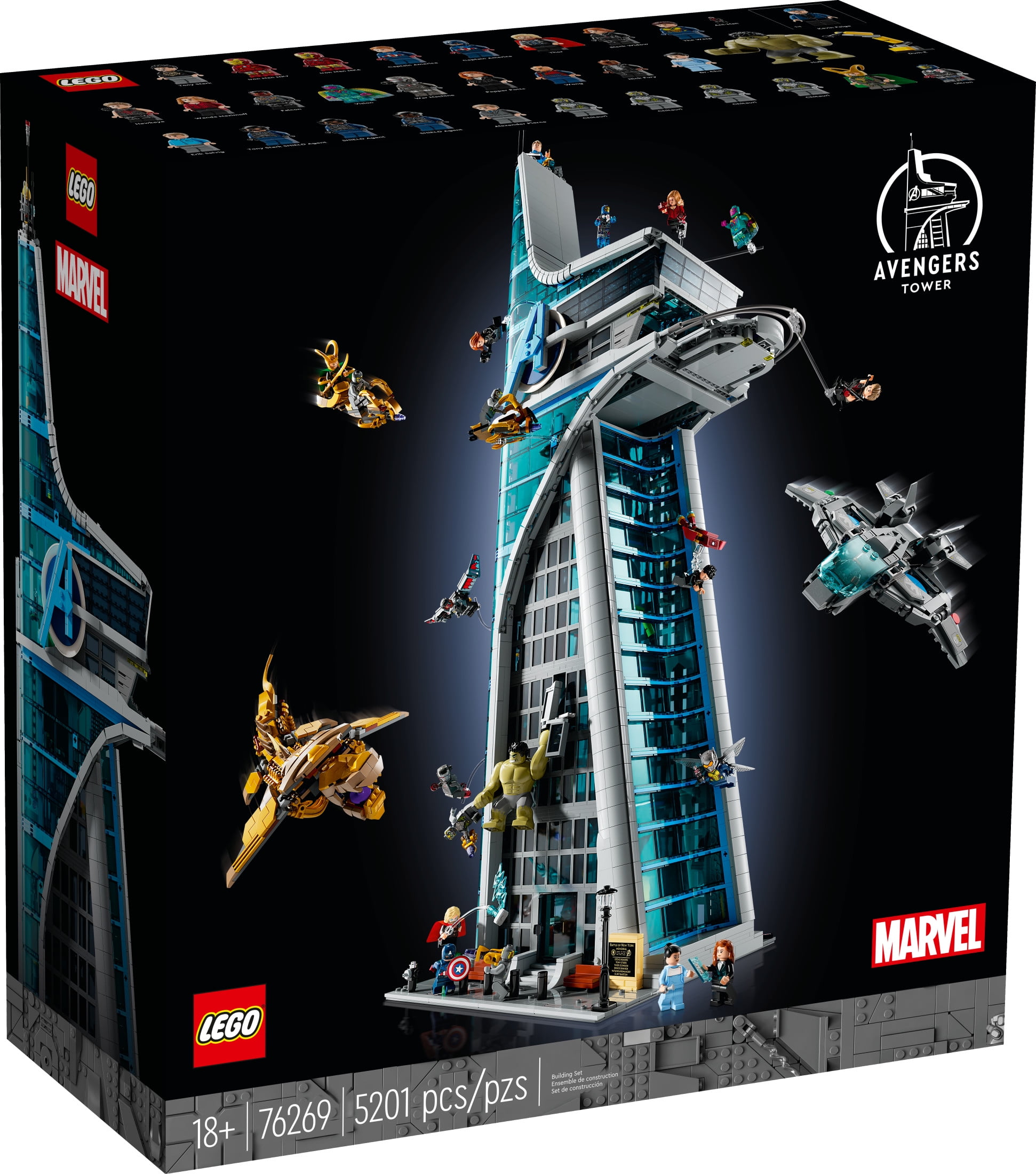 LEGO Marvel Avengers Tower Building Kit, Detailed Recreation of the Iconic HQ Featuring Classic Movie Scenes, 31 Figures and Accessories, Gift for Marvel Fans and Model-Makers, 76269 - Image 6