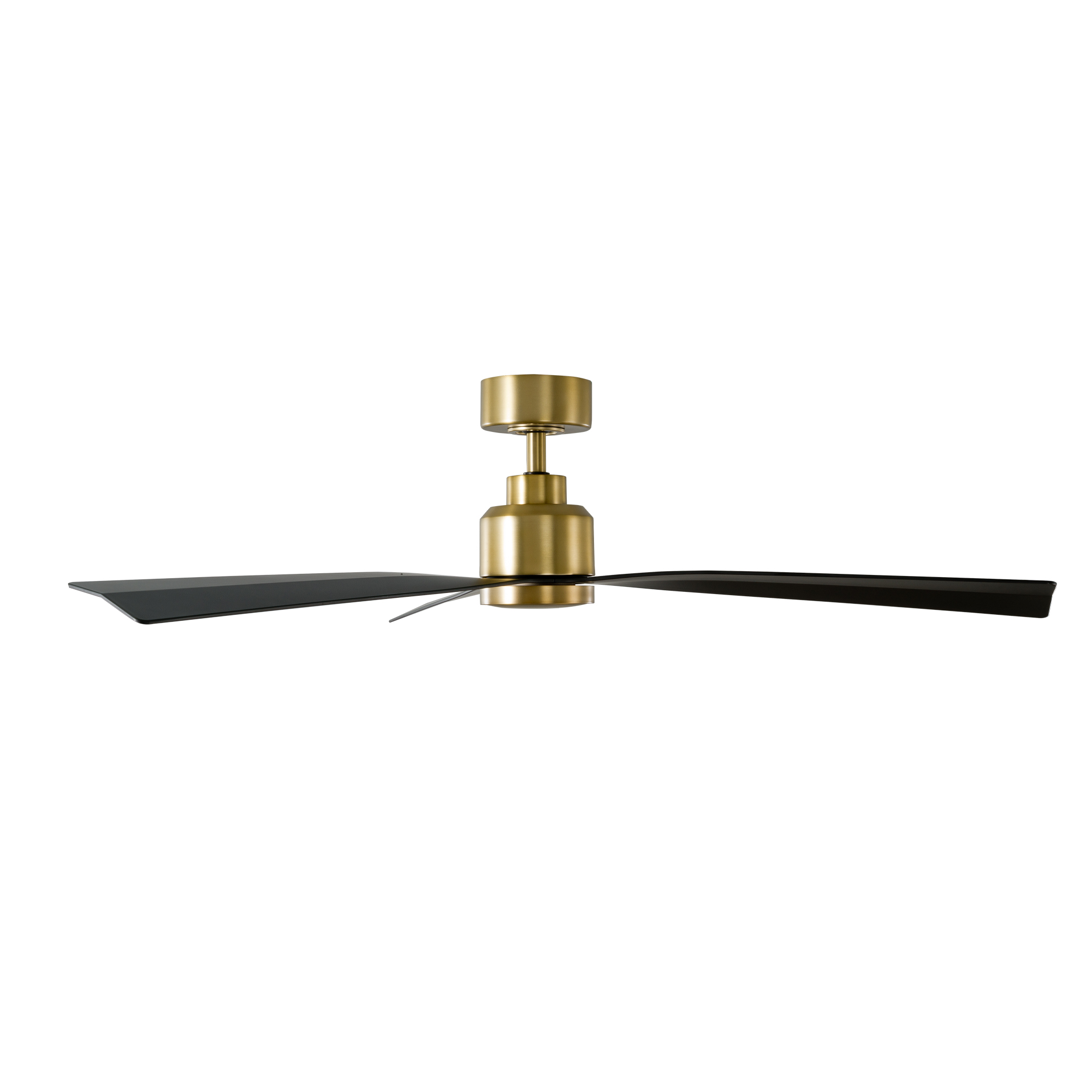 WAC Clean 52" Soft Brass/Matte Black Smart Ceiling Fan with Remote Control - Image 7