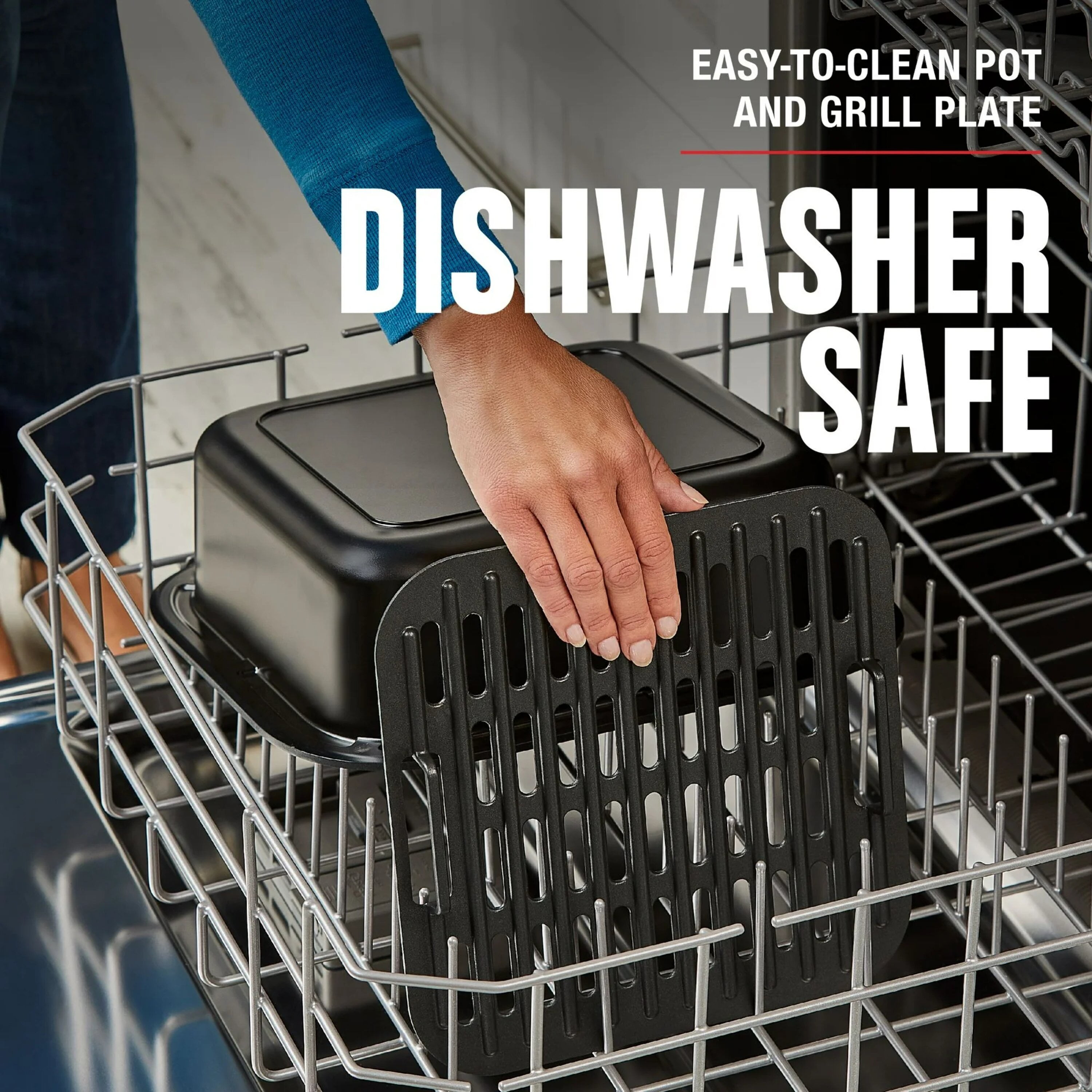 George Foreman 7-Serving 6 Qt Electric Indoor Grill and Air Fryer, 7-in-1 Functionality, Black - Image 13