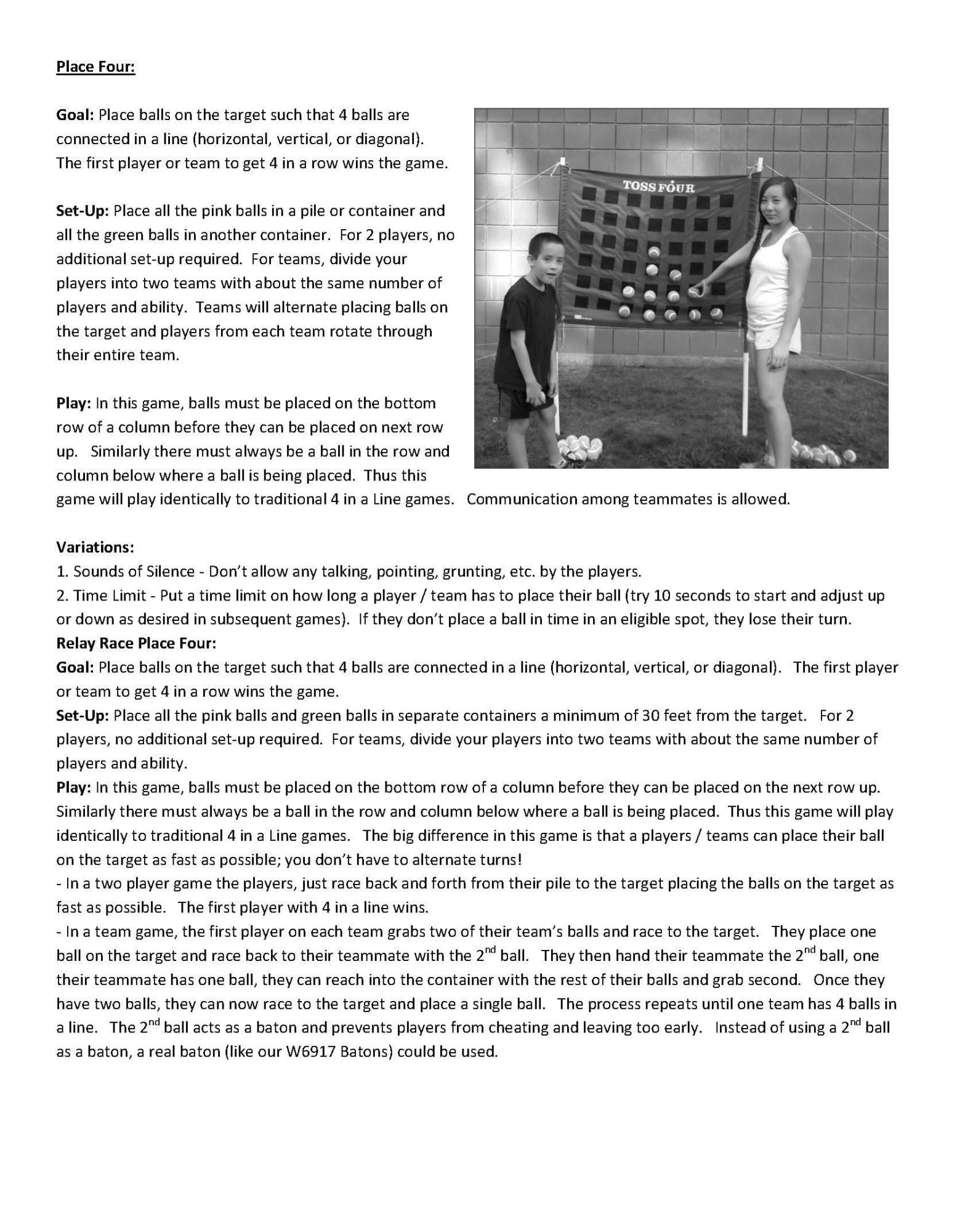 Toss Four Game Target and Balls - Image 8