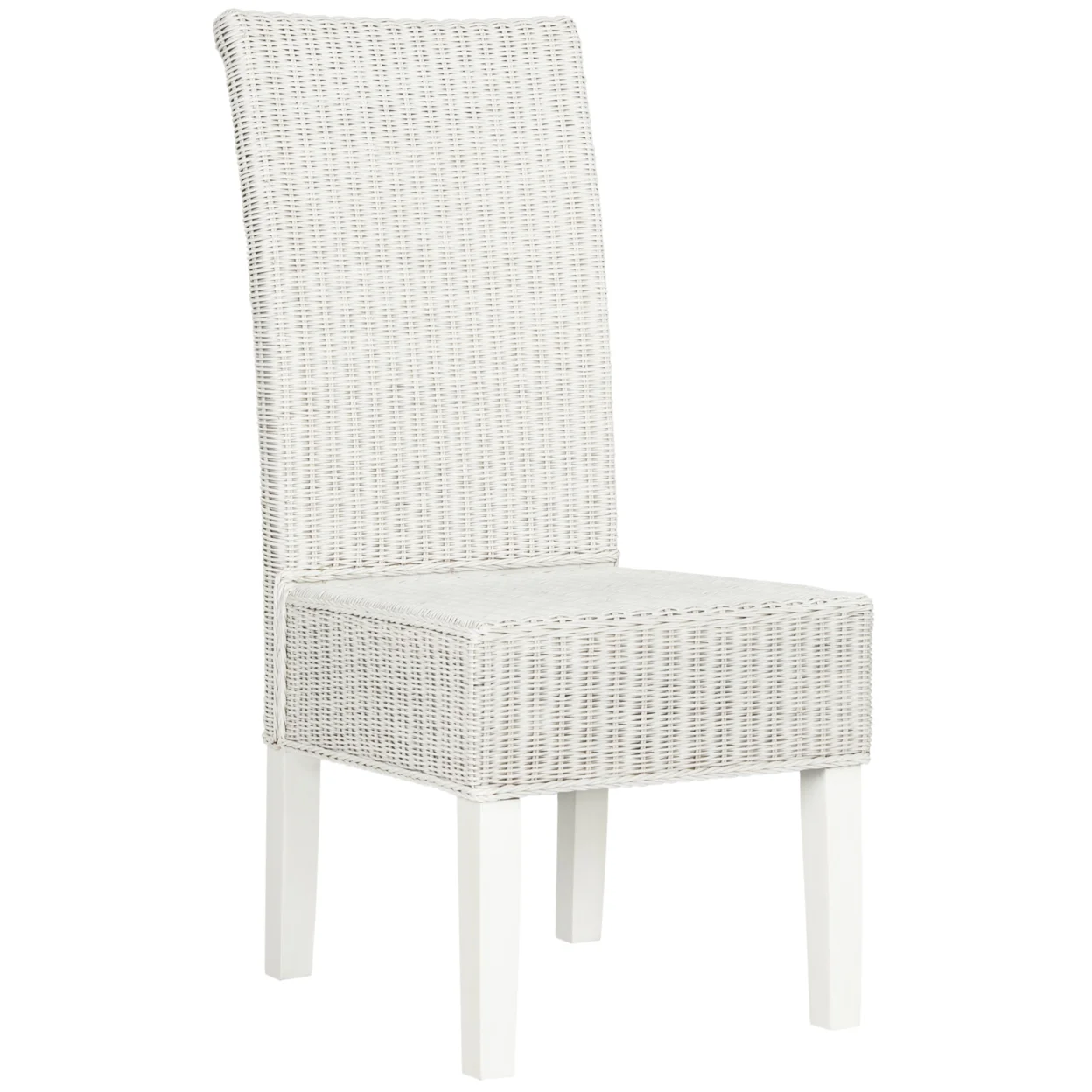 SAFAVIEH Arjun 18''H Wicker Dining Chair White - Image 7