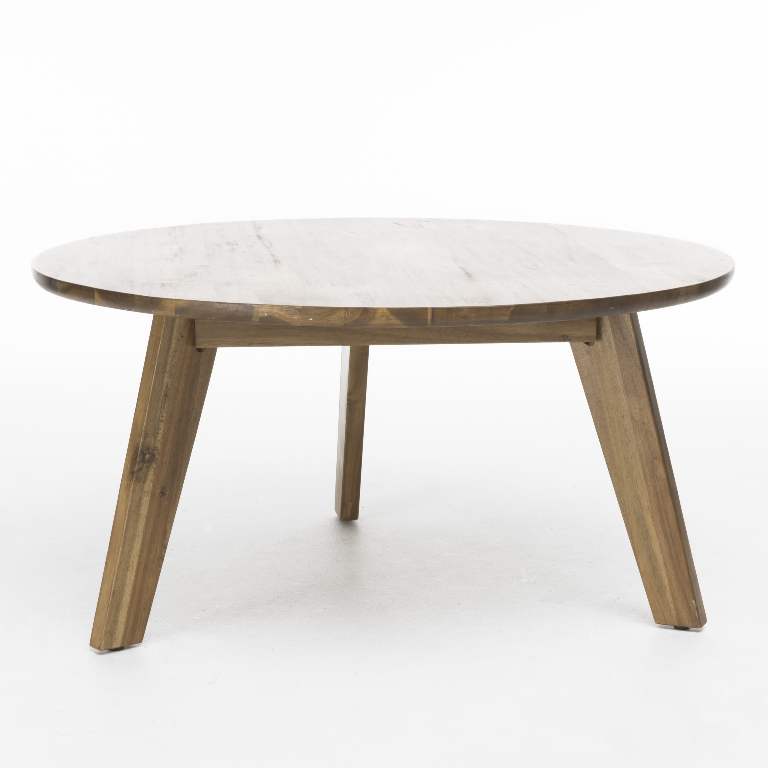Christopher Knight Home Albin Modern Round Coffee Table with Natural Acacia Wood - Image 4