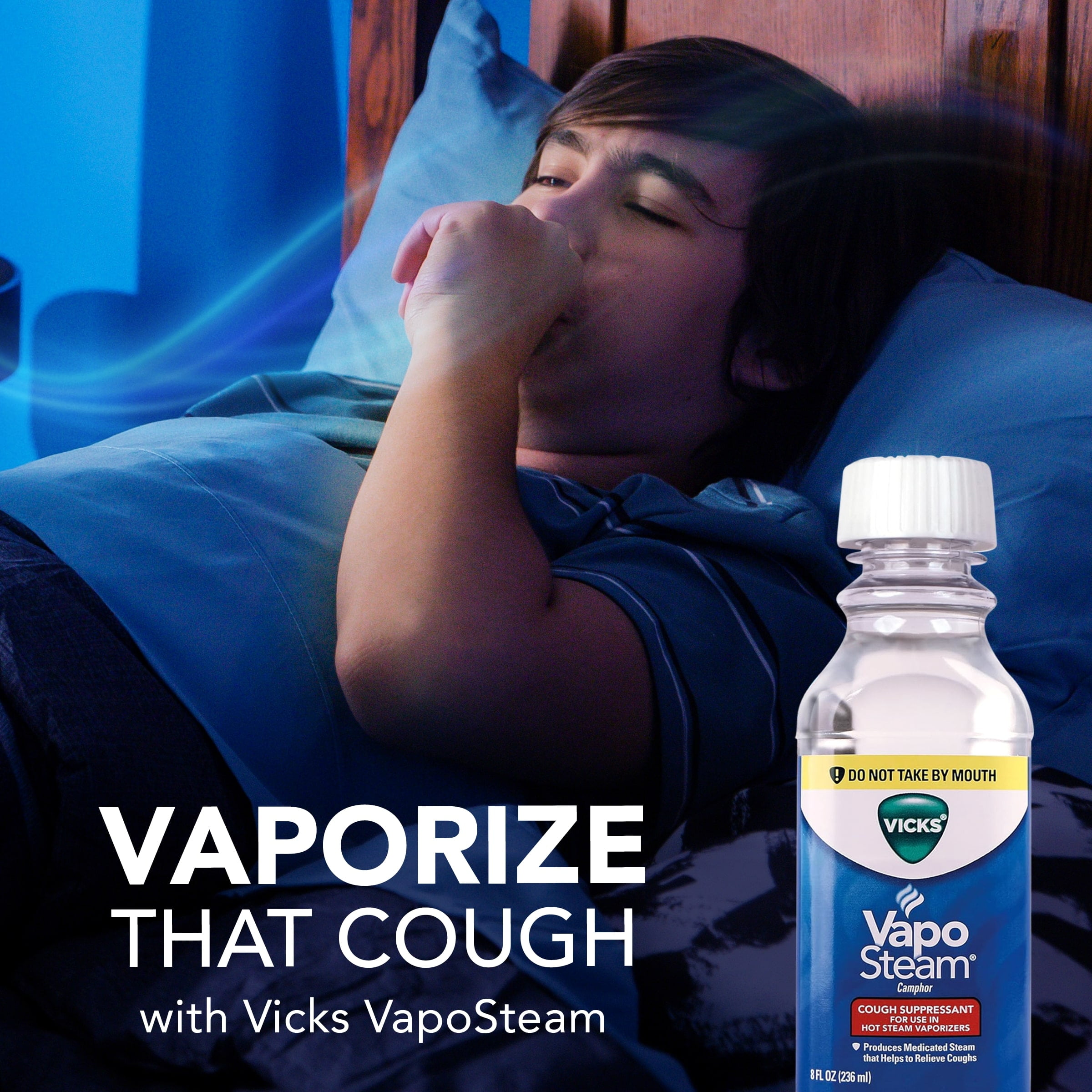 Vicks 1.2 Gallon Cool Relief Filter Free Ultrasonic Humidifier, 400 sq ft, VUL600 - Image 7