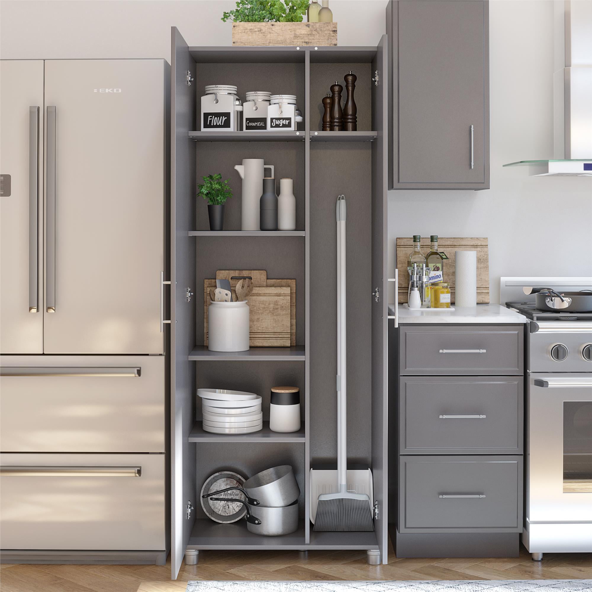 Systembuild Evolution Westford Tall Asymmetrical Garage Storage Cabinet, Graphite Gray - Image 11