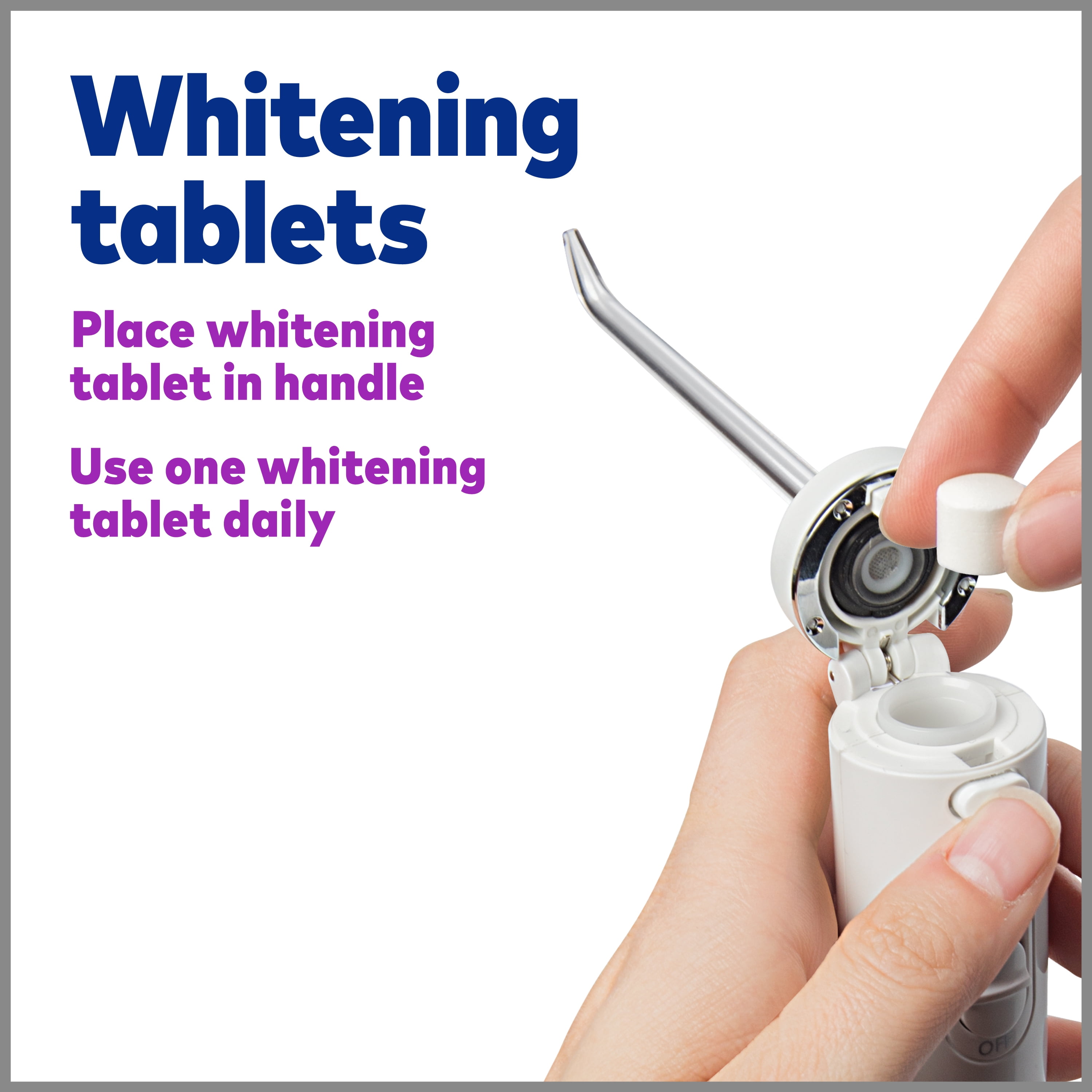 Waterpik Whitening Countertop Water Flosser, WF-06 - Image 7