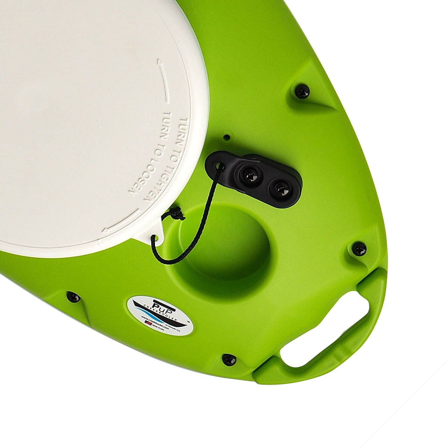 CreekKooler Pup 15 Quart Floating Beverage Water Portable Cooler, Green - Image 3