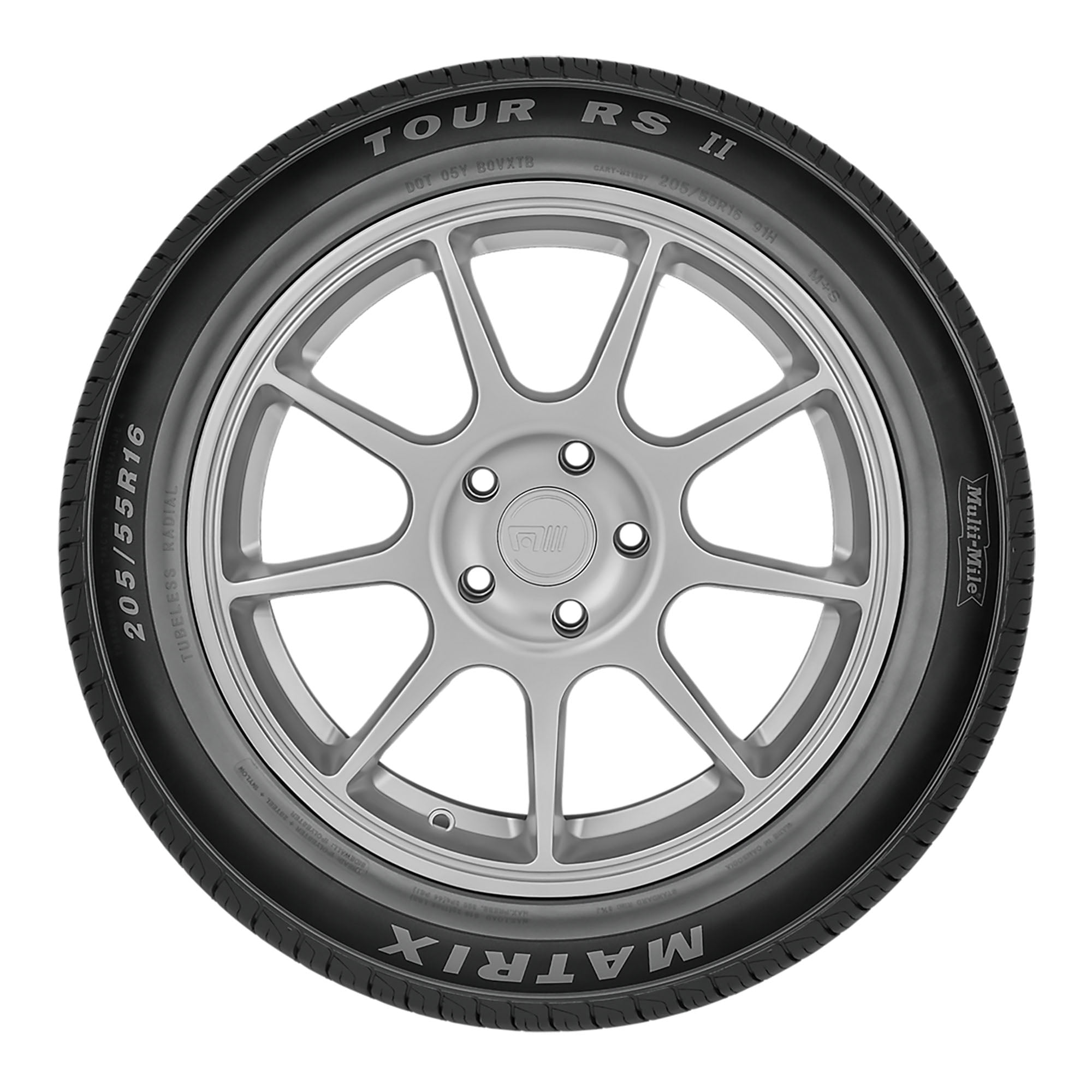Multi-Mile Matrix Tour RS II All Season 185/55R15 82H Passenger Tire - Image 4