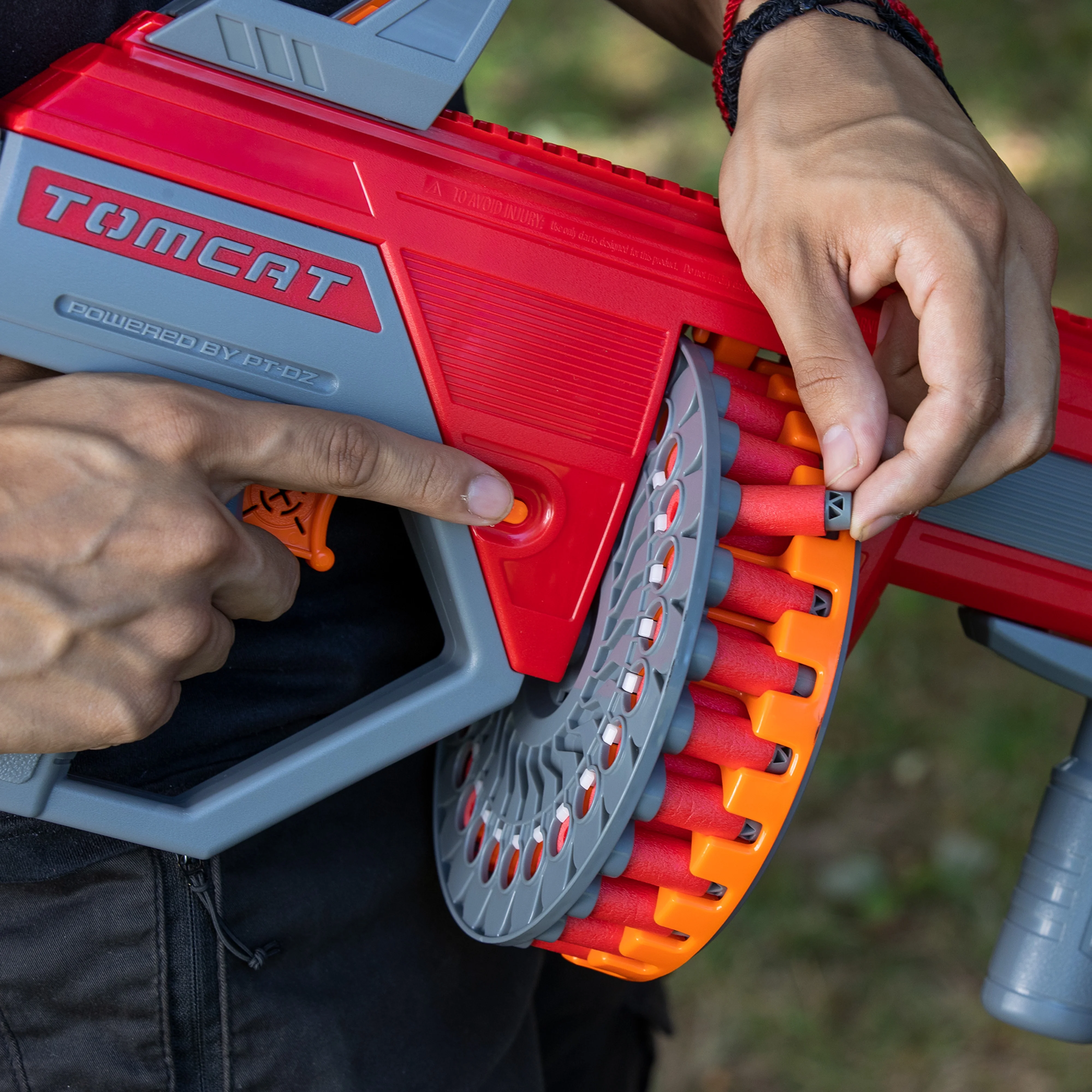 DART ZONE Max Tomcat Ultimate Superdrum Dart Blaster 58-Piece Set - Image 3