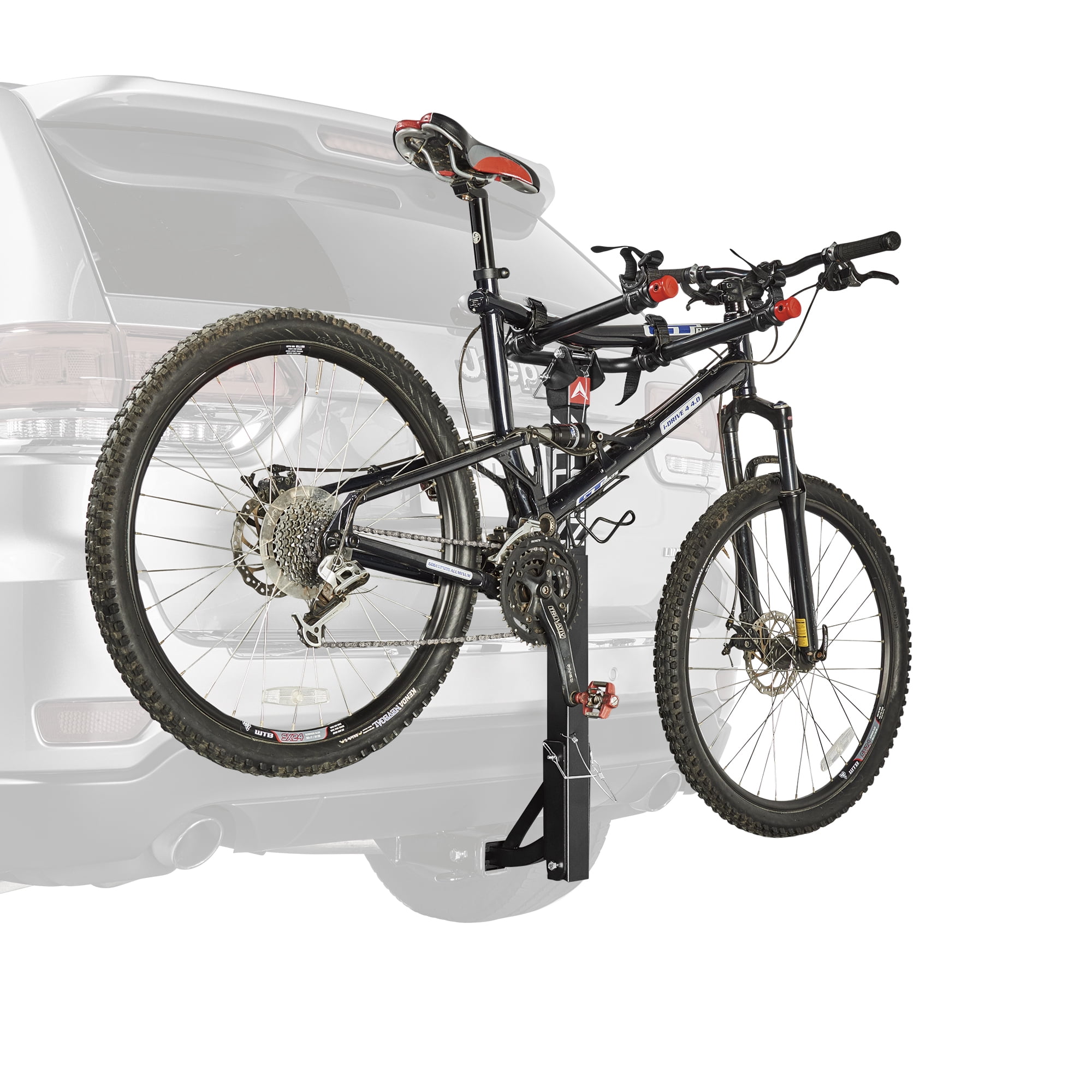 Allen Sports Deluxe 2-Bicycle Hitch Mounted Bike Rack Carrier with Folding Arms, Model 522RR, Black - Image 3