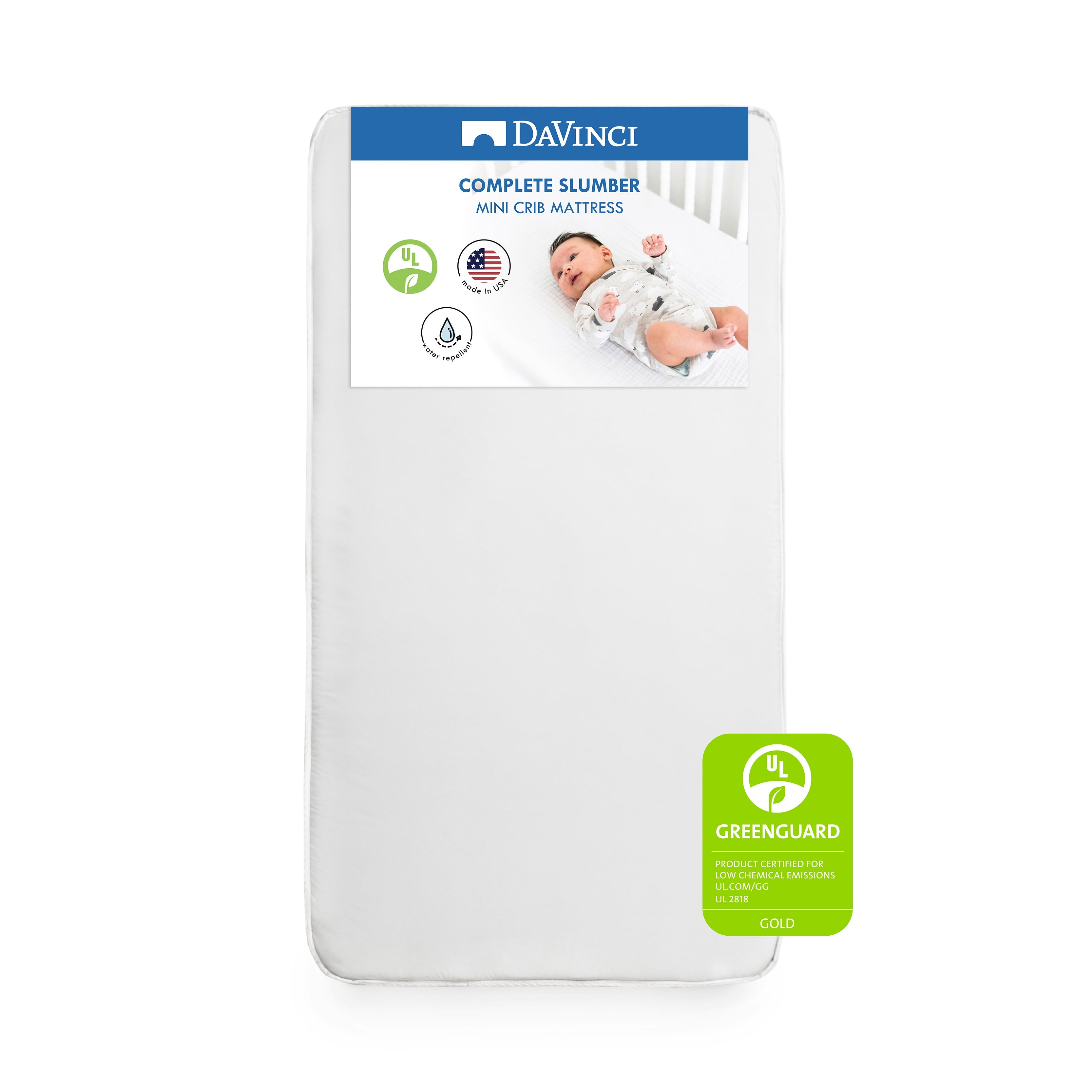 DaVinci Complete Slumber Mini Crib Mattress, Infant and Toddler - Image 6