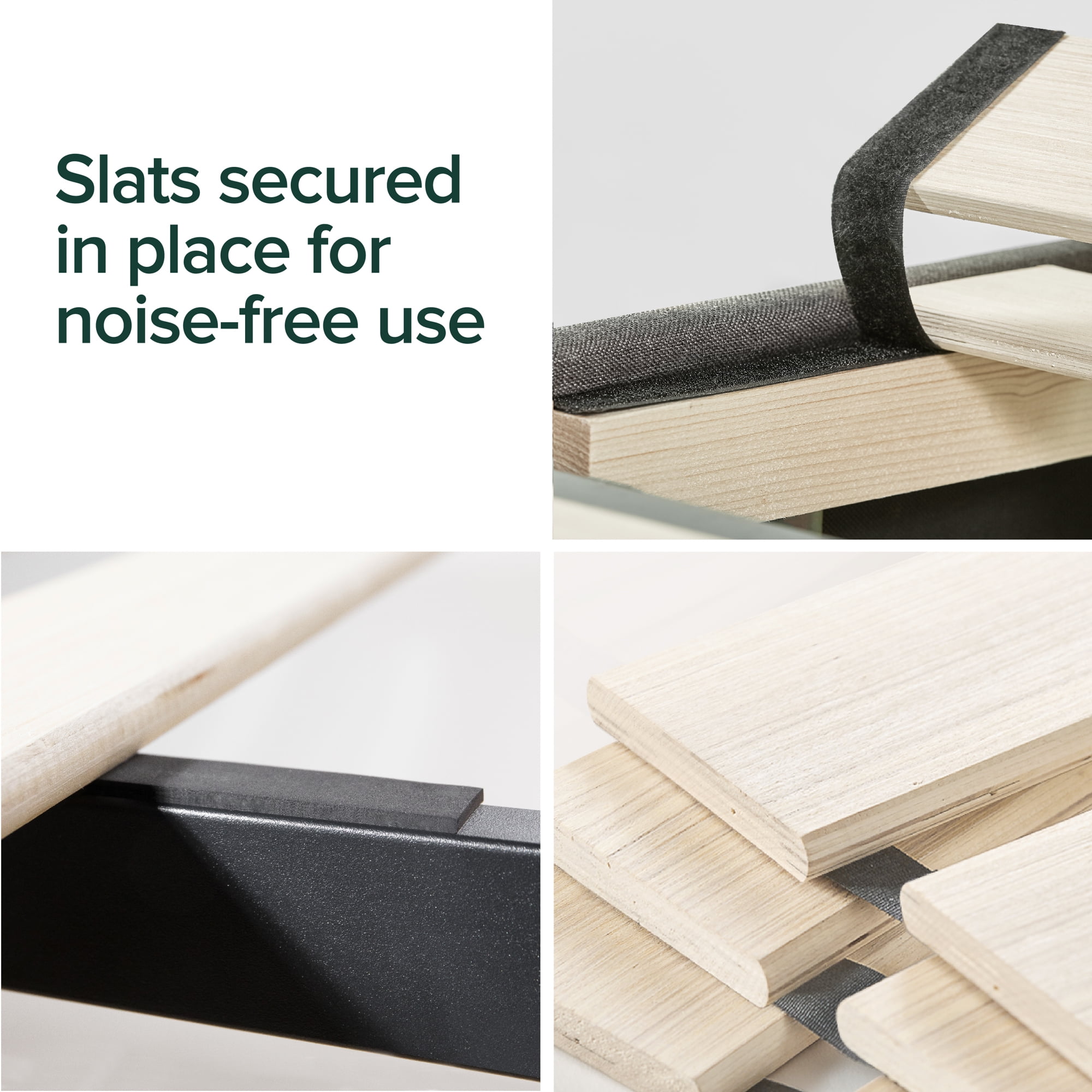 Zinus 40" Dachelle Upholstered Platform Bed Frame Dark Gray, Full - Image 4