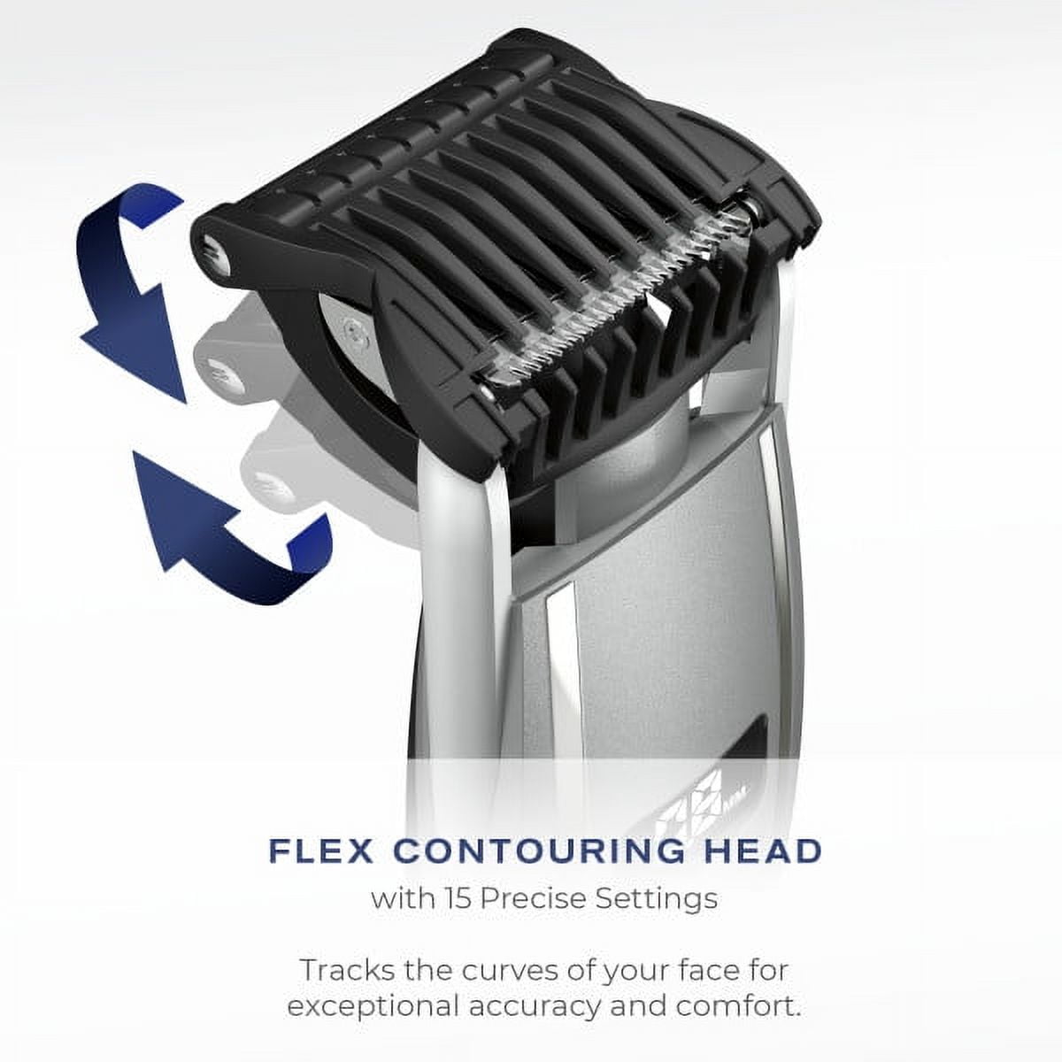 ConairMAN Beard Trimmer for Men, Cord/Cordless Digital Length Control Beard and Stubble Trimmer GMT980 - Image 2