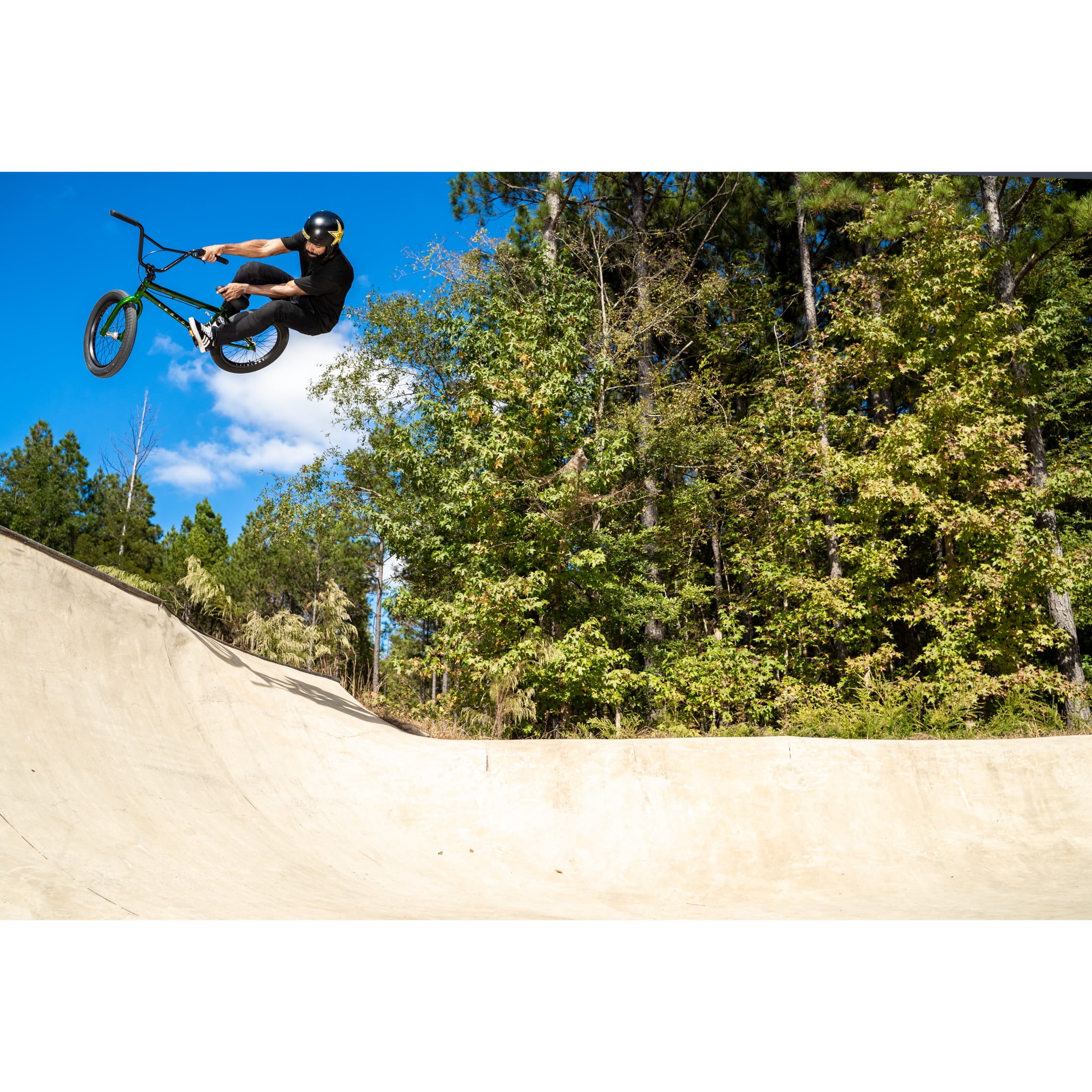 Mongoose Legion L100 Freestyle BMX Bike, 20" Wheels, Ages 8 and up, Green - Image 2