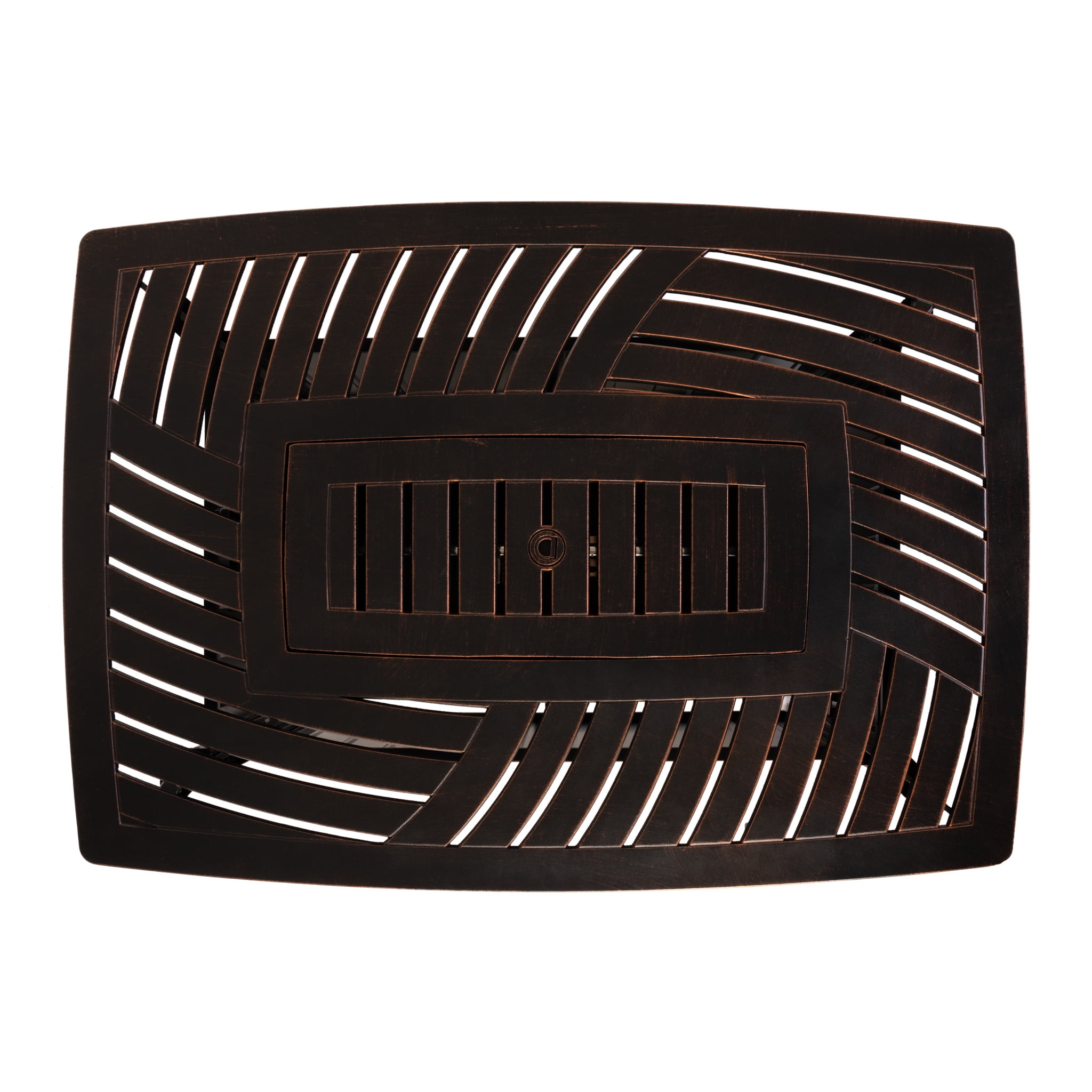 Bravos Rectangle Aluminum LPG Fire Pit - Image 2
