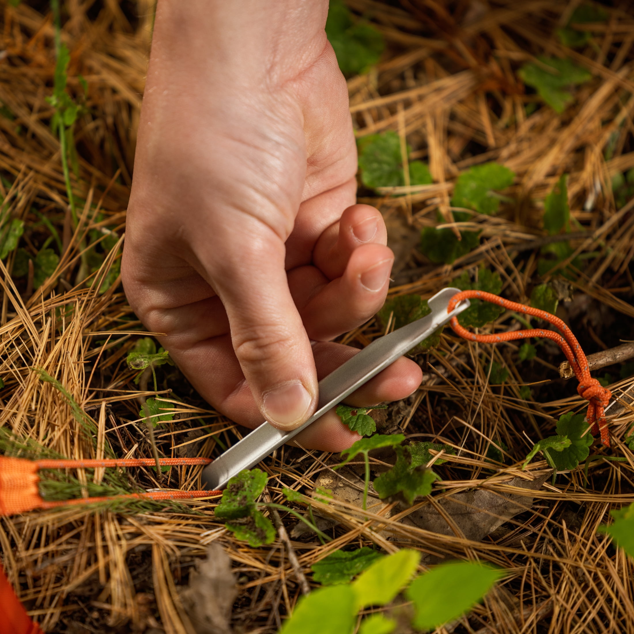 Ozark Trail 1-Person Lightweight Backpacking Tent, 82 in. x 51 in., 3.65 lb. Carry Weight, Orange - Image 7