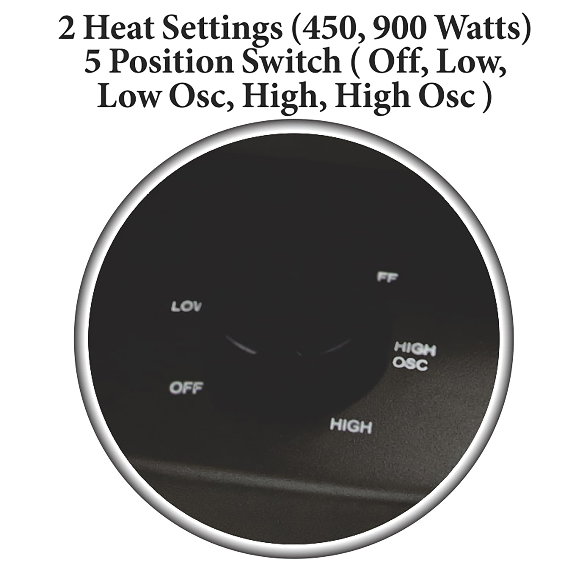 Optimus 14 Inch Oscillating Dish Heater - Image 3