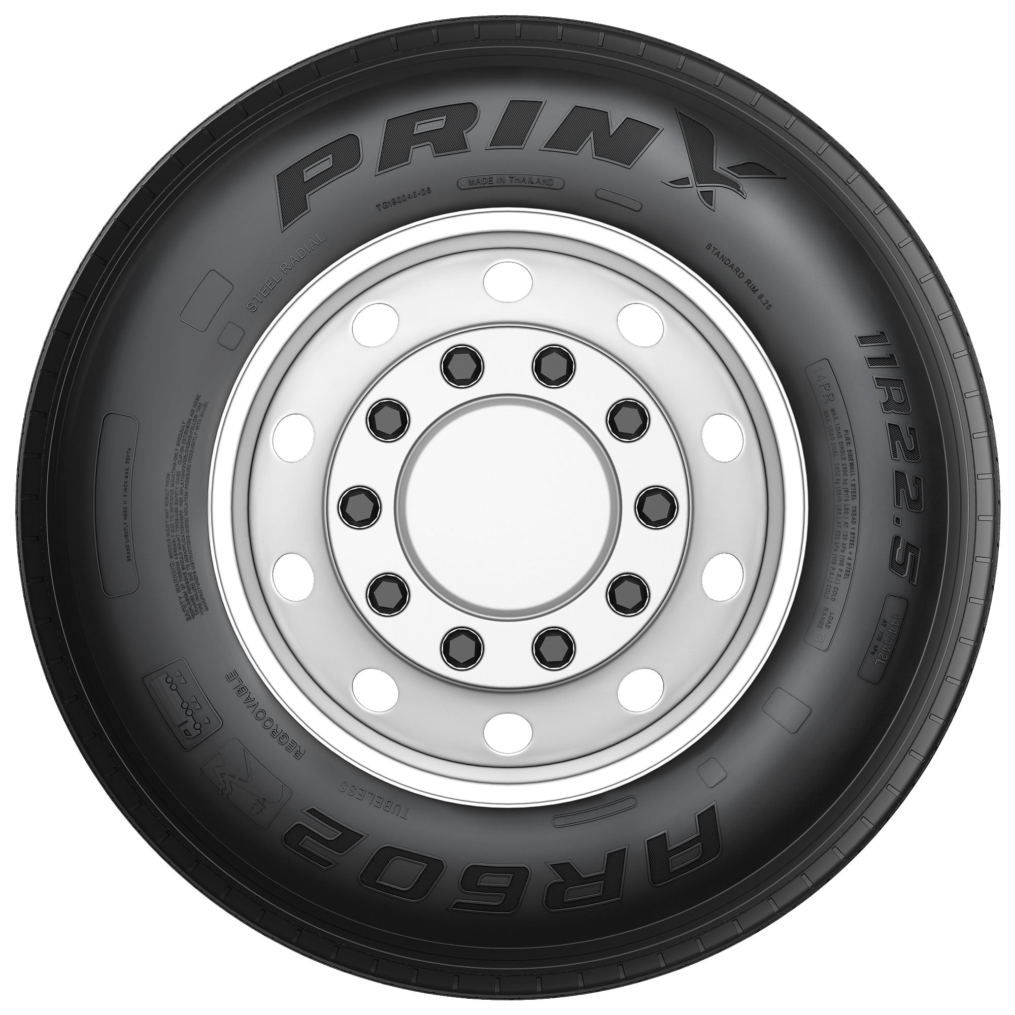 Prinx AR602 285/75R24.5 144/141L G Commercial Tire - Image 5