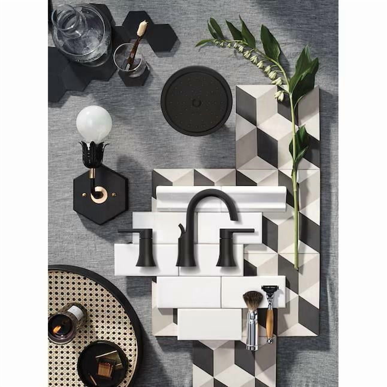 Moen Doux Black Two-Handle Bathroom Faucet - Image 3