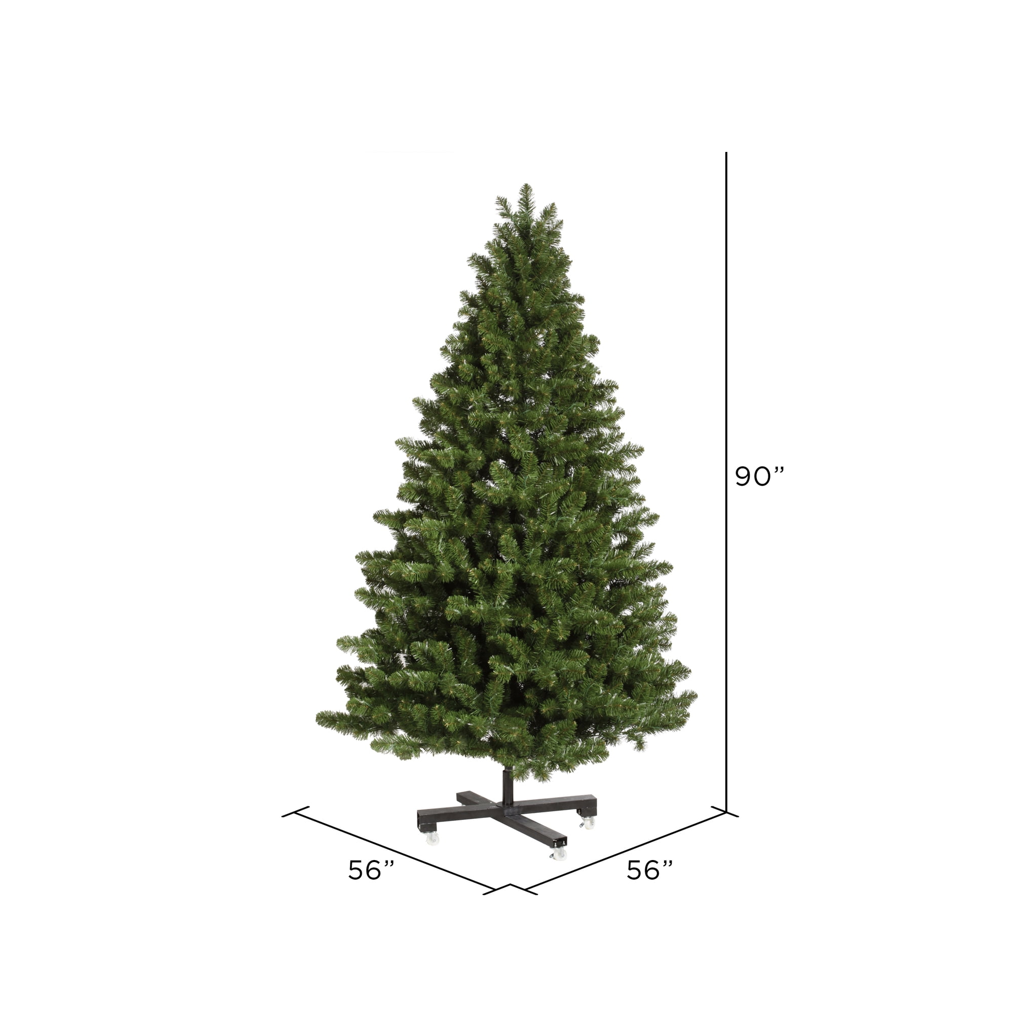Vickerman 7.5' Medium Grand Teton Artificial Christmas Tree, Unlit - Image 5