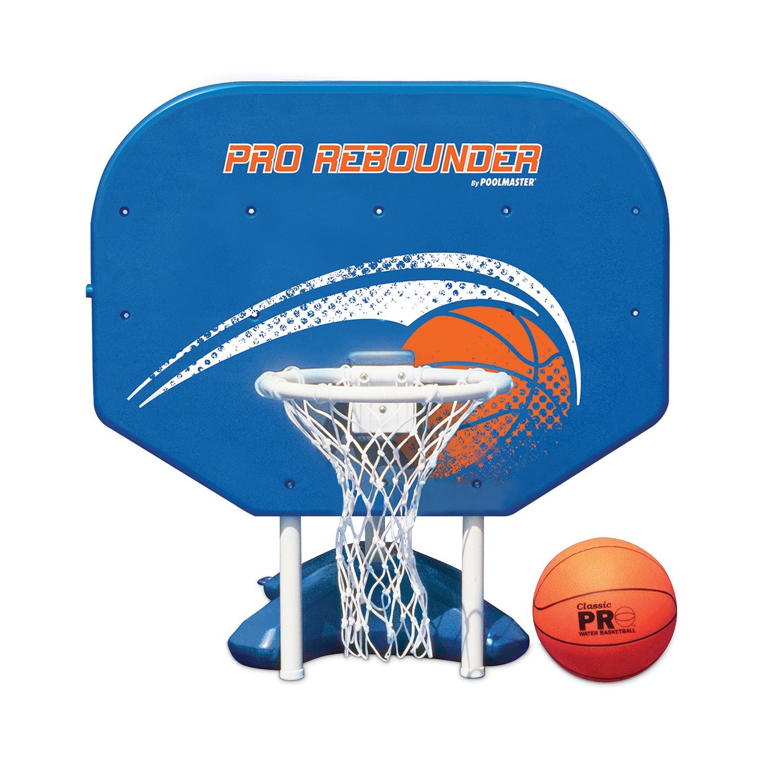 Poolmaster Pro Rebounder Poolside Basketball Net System Game with Ball & Needle - Image 6