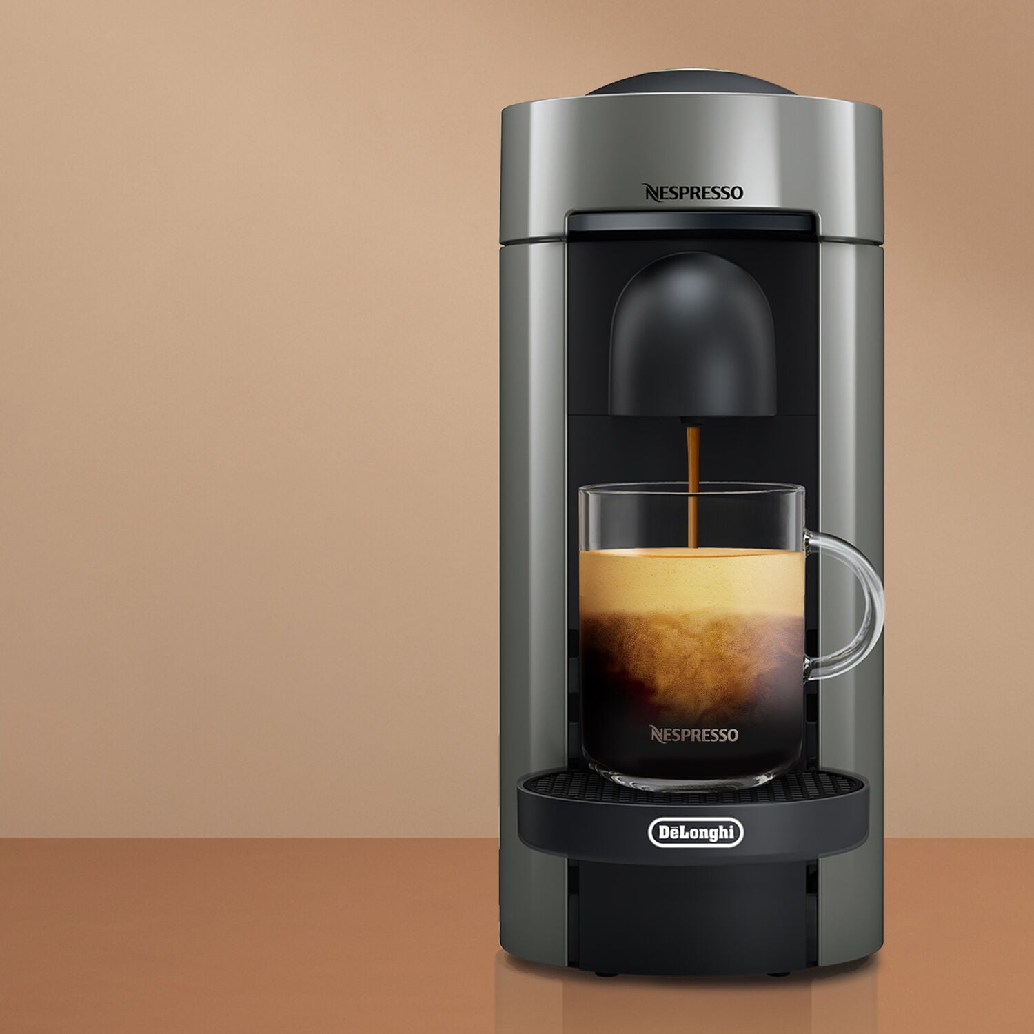 Nespresso New Vertuo Plus Coffee and Espresso Machine by De'Longhi, Gray, Single-Serve Brewers - Image 3