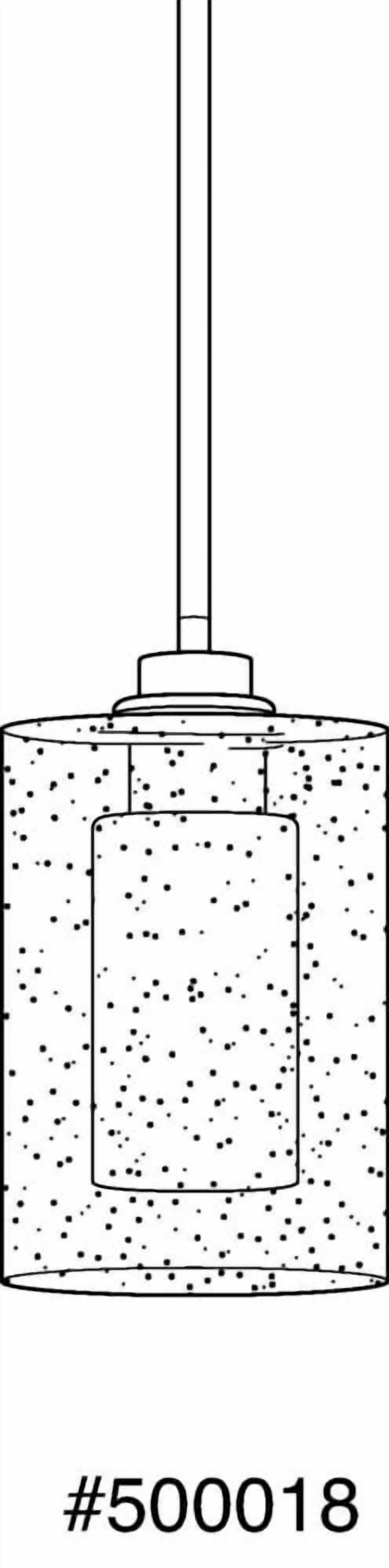 Progress Lighting P500018-143 Double Glass Mini Pendant Light, Graphite - Image 3