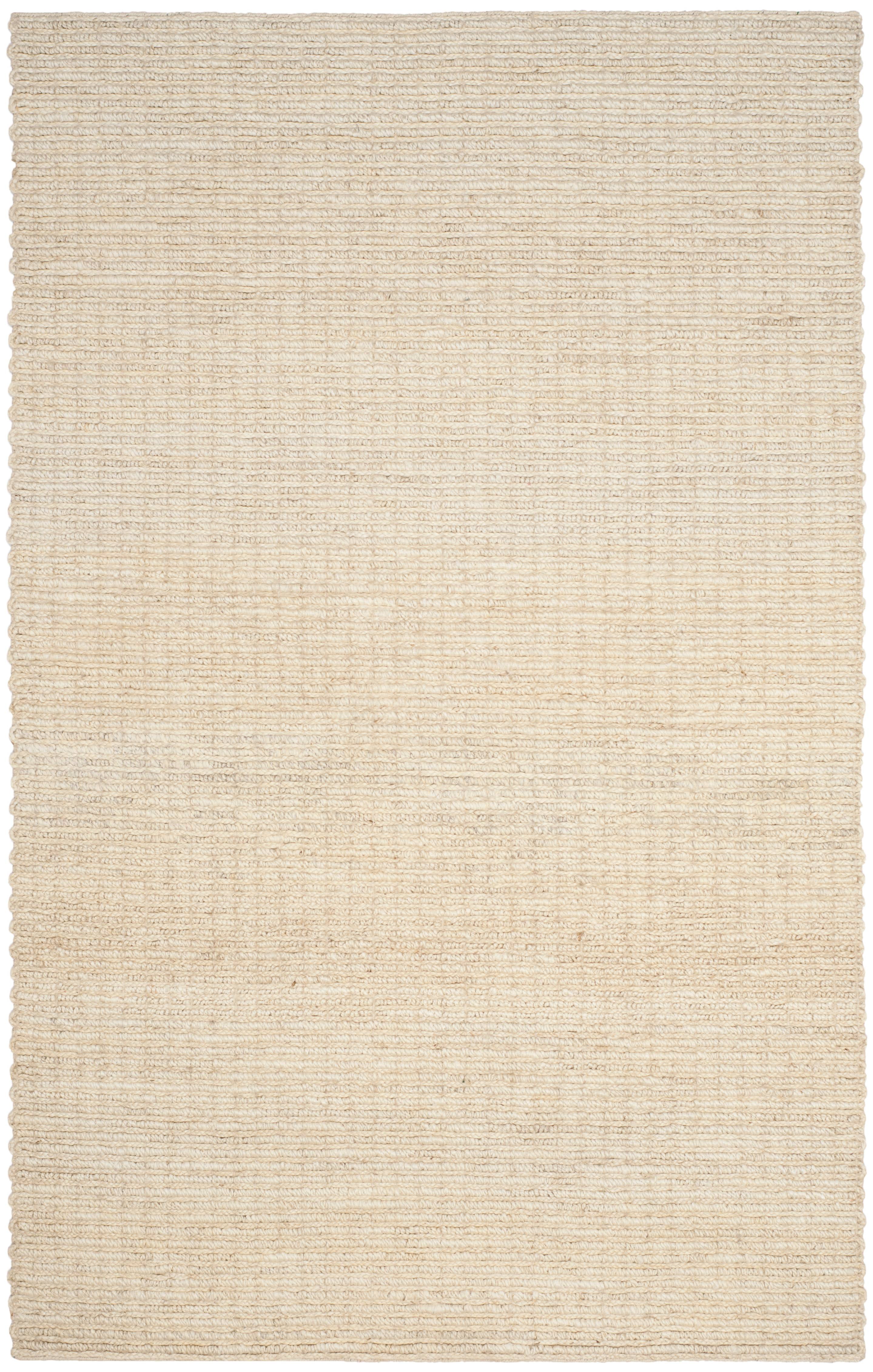 SAFAVIEH Natural Fiber Sheryll Solid Braided Jute Area Rug, Ivory, 5' x 8' - Image 2