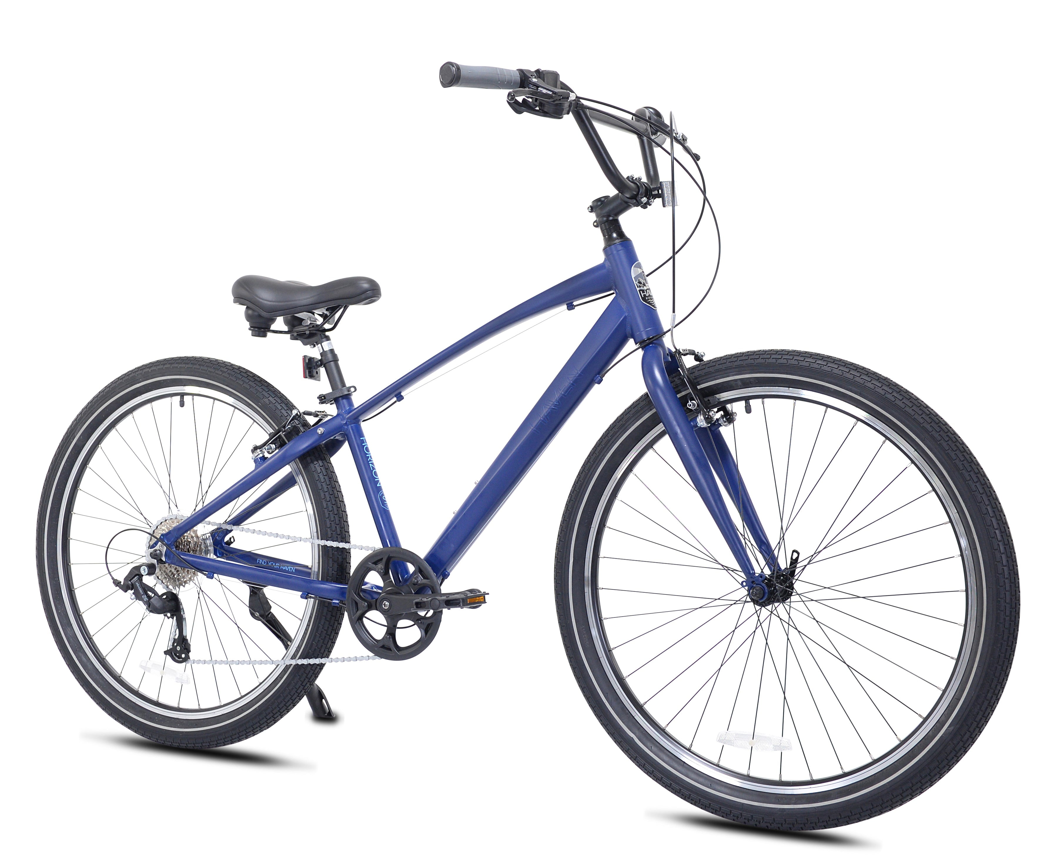 27.5" Haven Horizon 8 Step-Over Beach Cruiser Bicycle, Matte Navy Depths, Small - Image 4