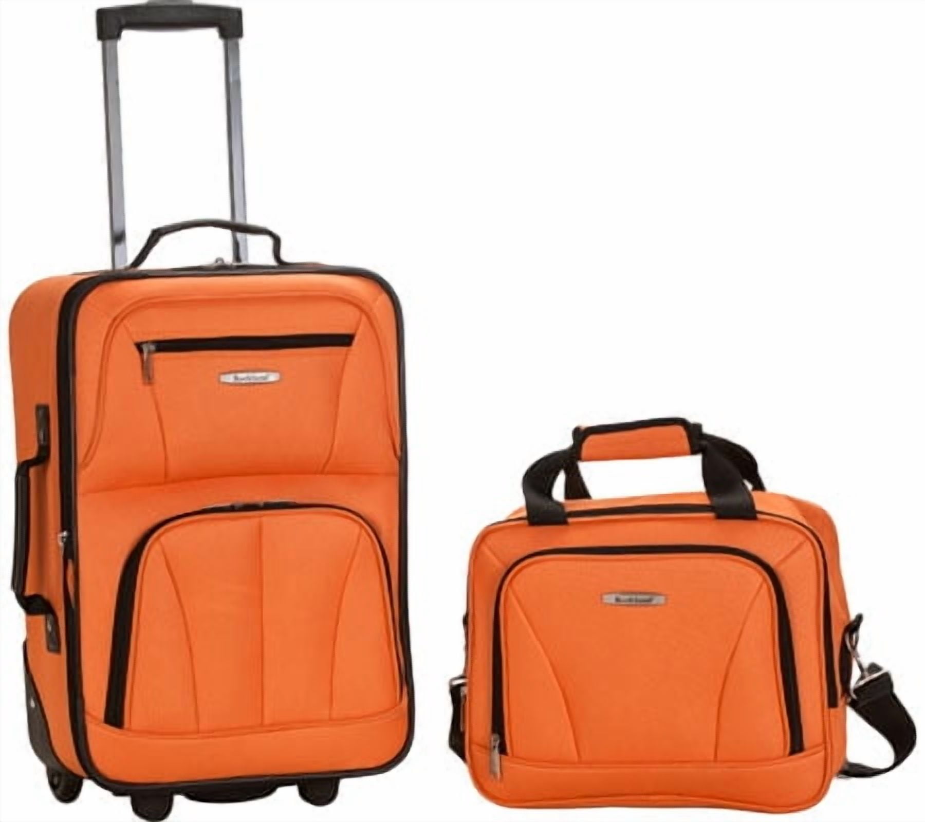Rockland Fashion Softside Upright 2 Piece Luggage Set F102 - Image 2
