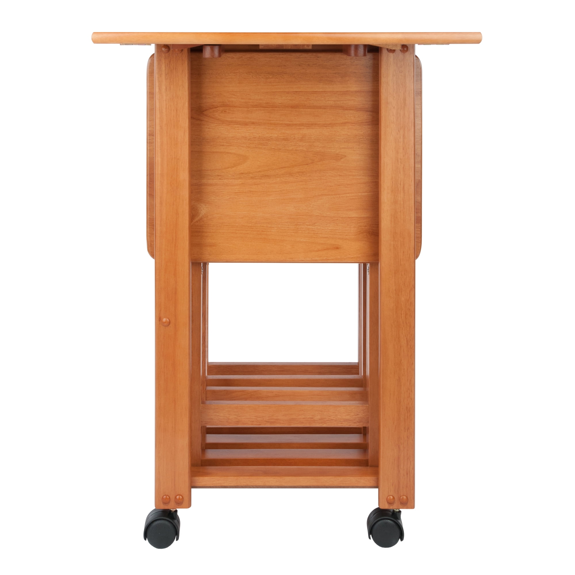 Winsome Wood Sophia 5-Pc Snack Table Set, Teak Finish - Image 3