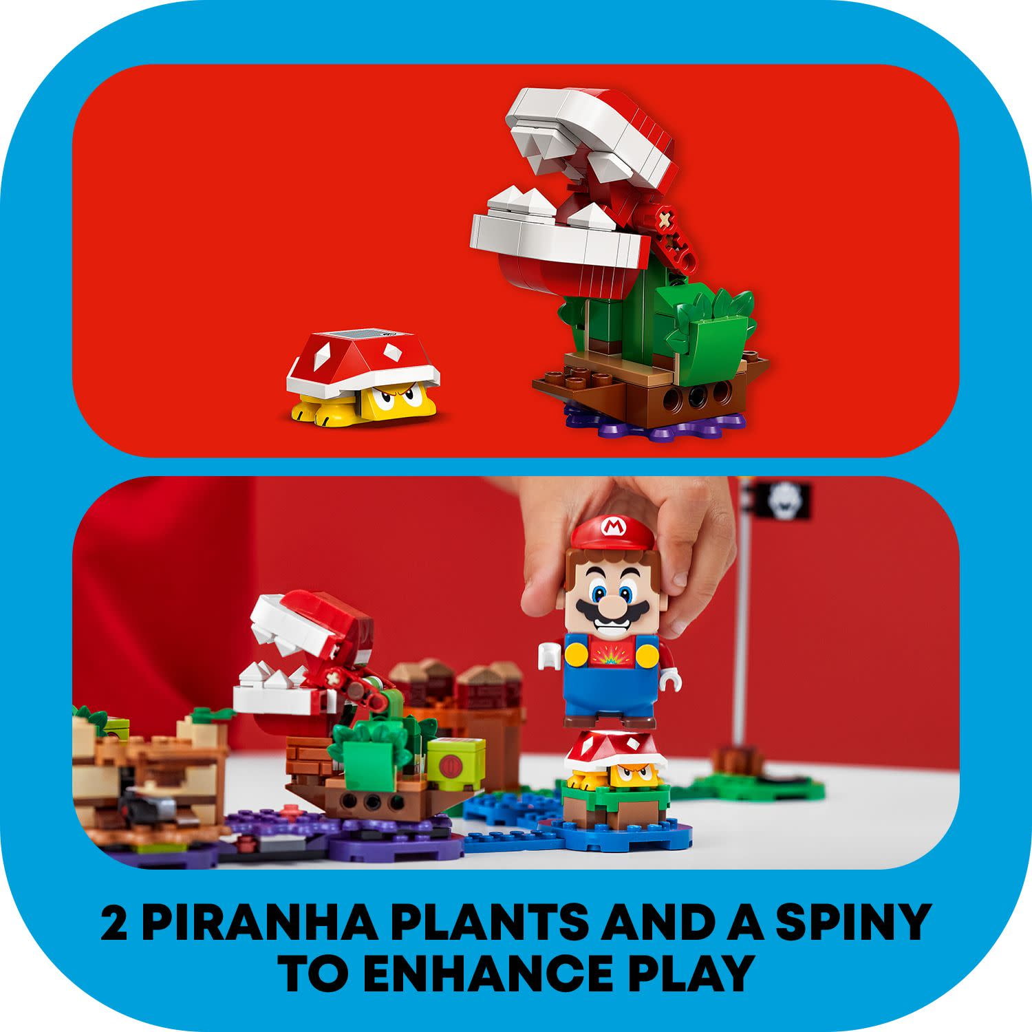 LEGO Super Mario Piranha Plant Puzzling Challenge Expansion Set 71382 Building Kit; Unique Toy for Creative Kids (267 Pieces) - Image 6