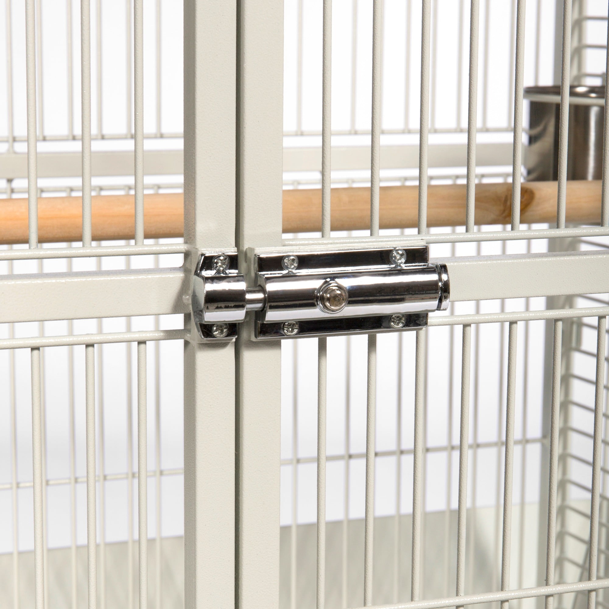 Prevue Pet Products Select Wrought Iron Parrot Bird Cage 24x20x60", Chalk White - Image 17