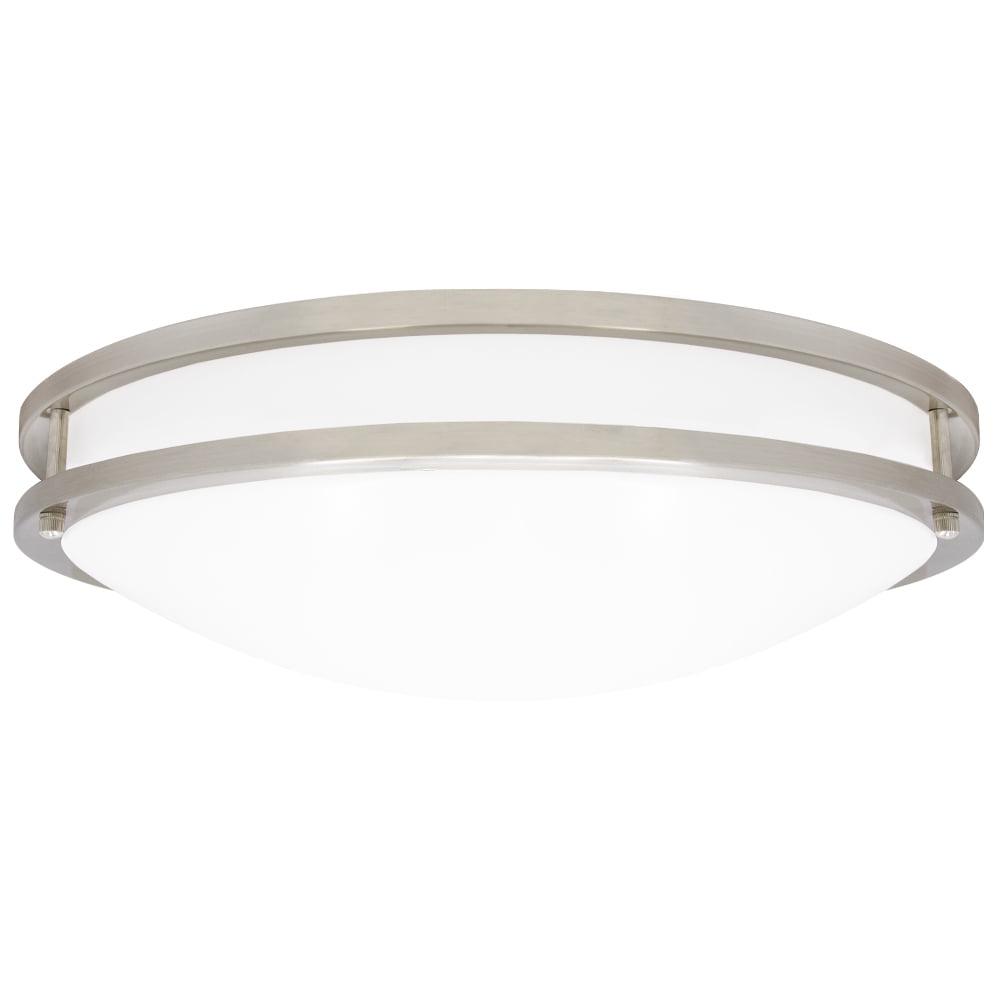 Maxxima 18 in. LED Flush Mount Ceiling Light, 5 CCT 2700K-5000K, 2000 Lumens, Round Color Selectable Dual Ring Fixture, Dimmable - Image 4