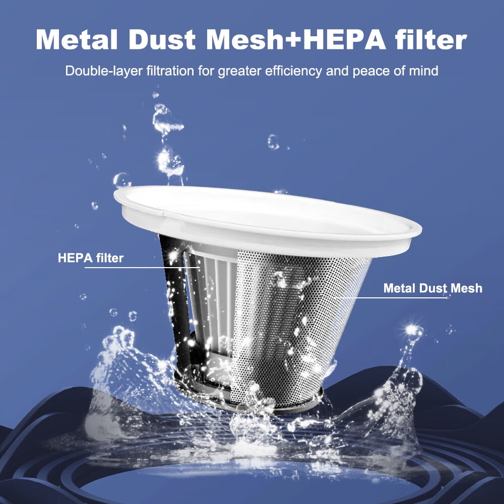 WeHoming 16000Kpa Handheld Vacuum Cleaner with LED Light 180° Foldable Vacuum Cleaner All-in-One Multifunction Blowing/Vacuuming/Pumping Rechargeable Strong Suction for Home Car Office - Image 11