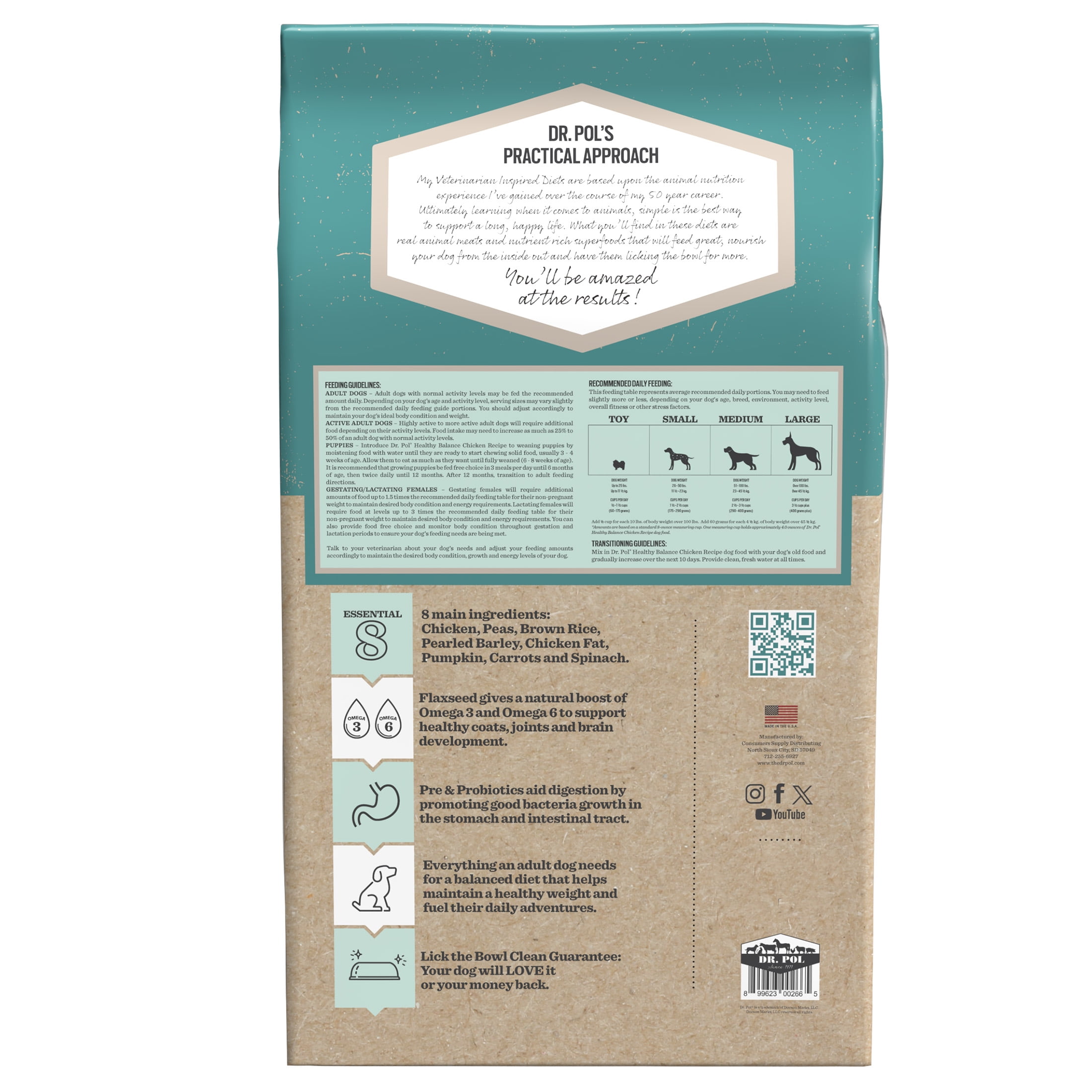 Dr. Pol Healthy Balance Limited Ingredient Chicken Recipe Adult Dog Food, 24 lb. Bag - Image 8