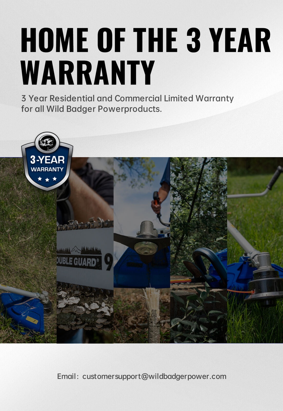 WILD BADGER POWER Pole Saw Attachment Universal Automatic Lubrication for Cutting Limbs and Brush, Automatic Lubrication - Image 9