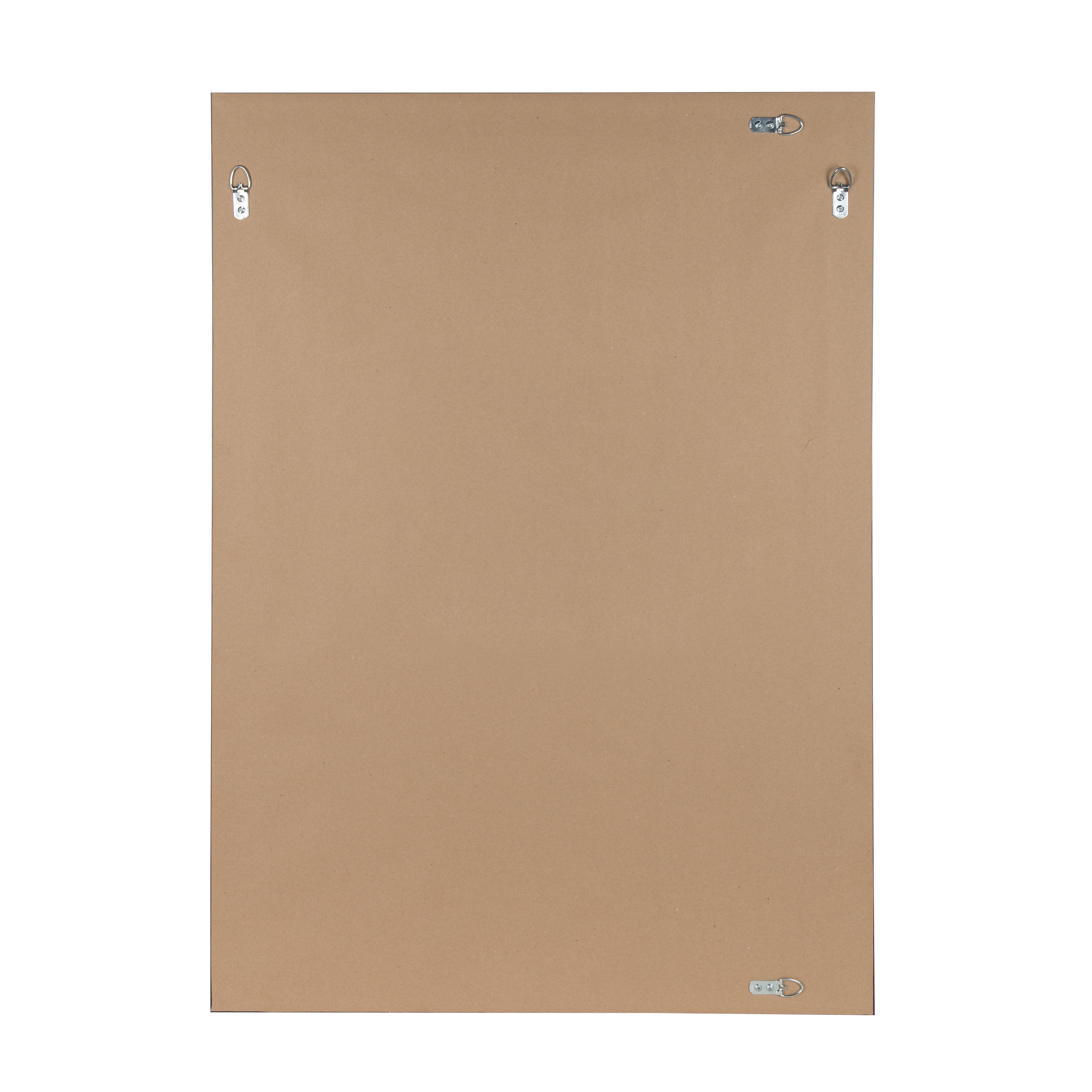 DesignOvation Bosc Framed Decorative Rectangle Wall Mirror, 27.5x39.5 Black - Image 2