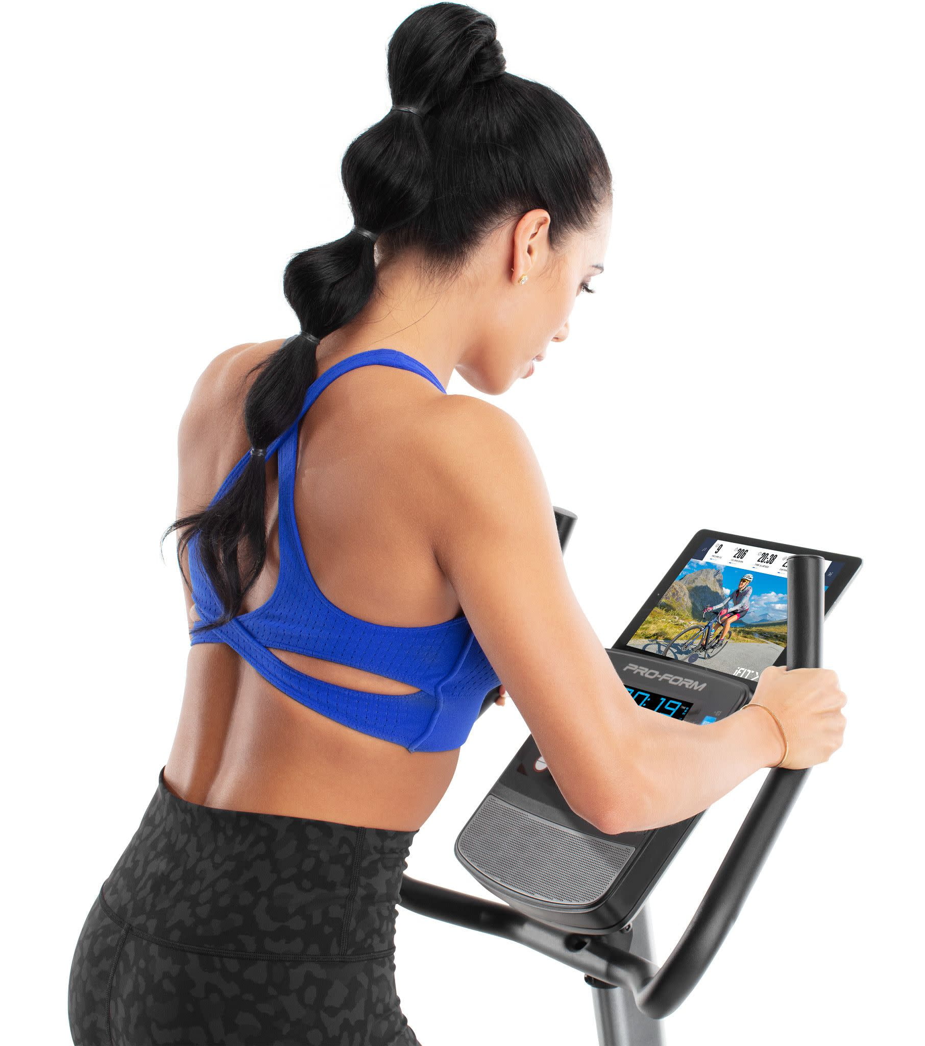 ProForm Cycle Trainer 300 Ci Upright Stationary Exercise Bike, Compatible with iFIT Personal Training - Image 43