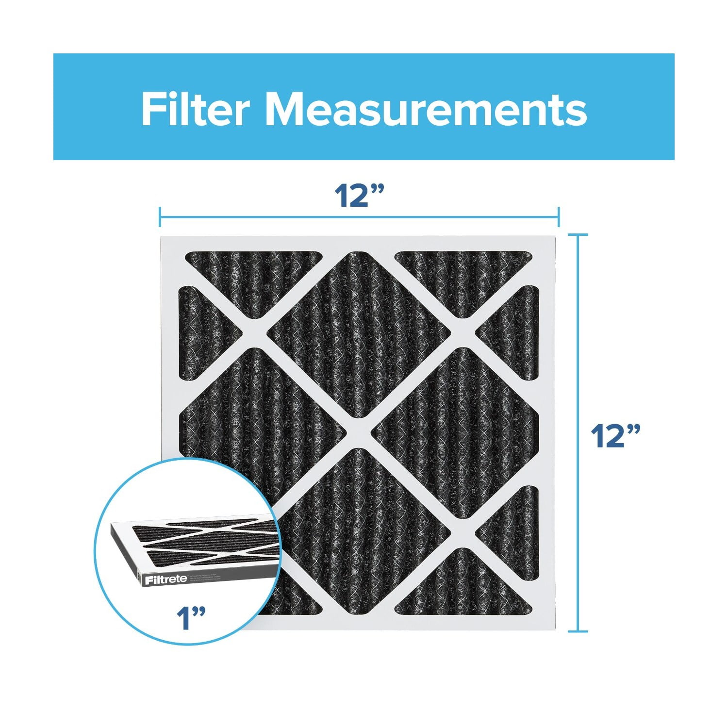 Filtrete 12x12x1 Air Filter, MPR 1200 MERV 11, Allergen Plus Odor Reduction, 4 Filters - Image 3
