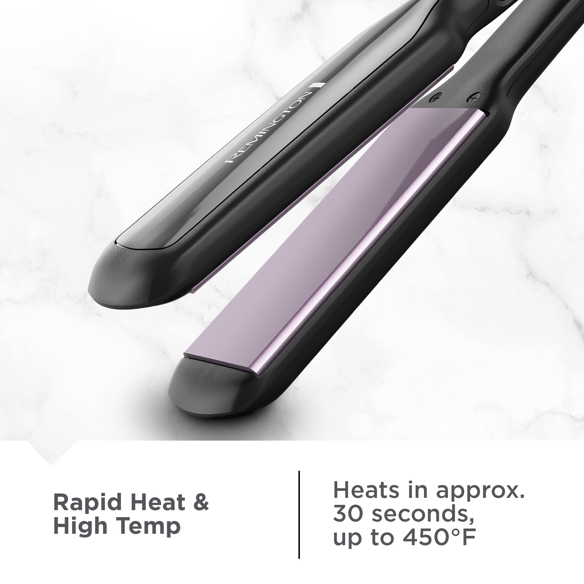 (2 pack) Remington 1 3/4" Titanium Flat Iron Hair Straightener, Anti-Static Technology - Image 7